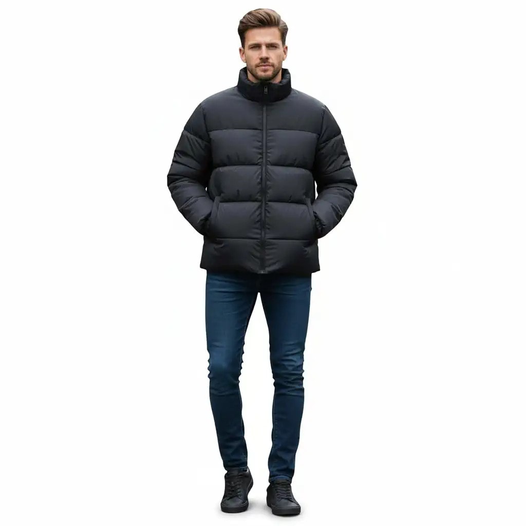 Xhup Meshkujsh Jack&Jones Ngjyre i Zi Outlet Coat