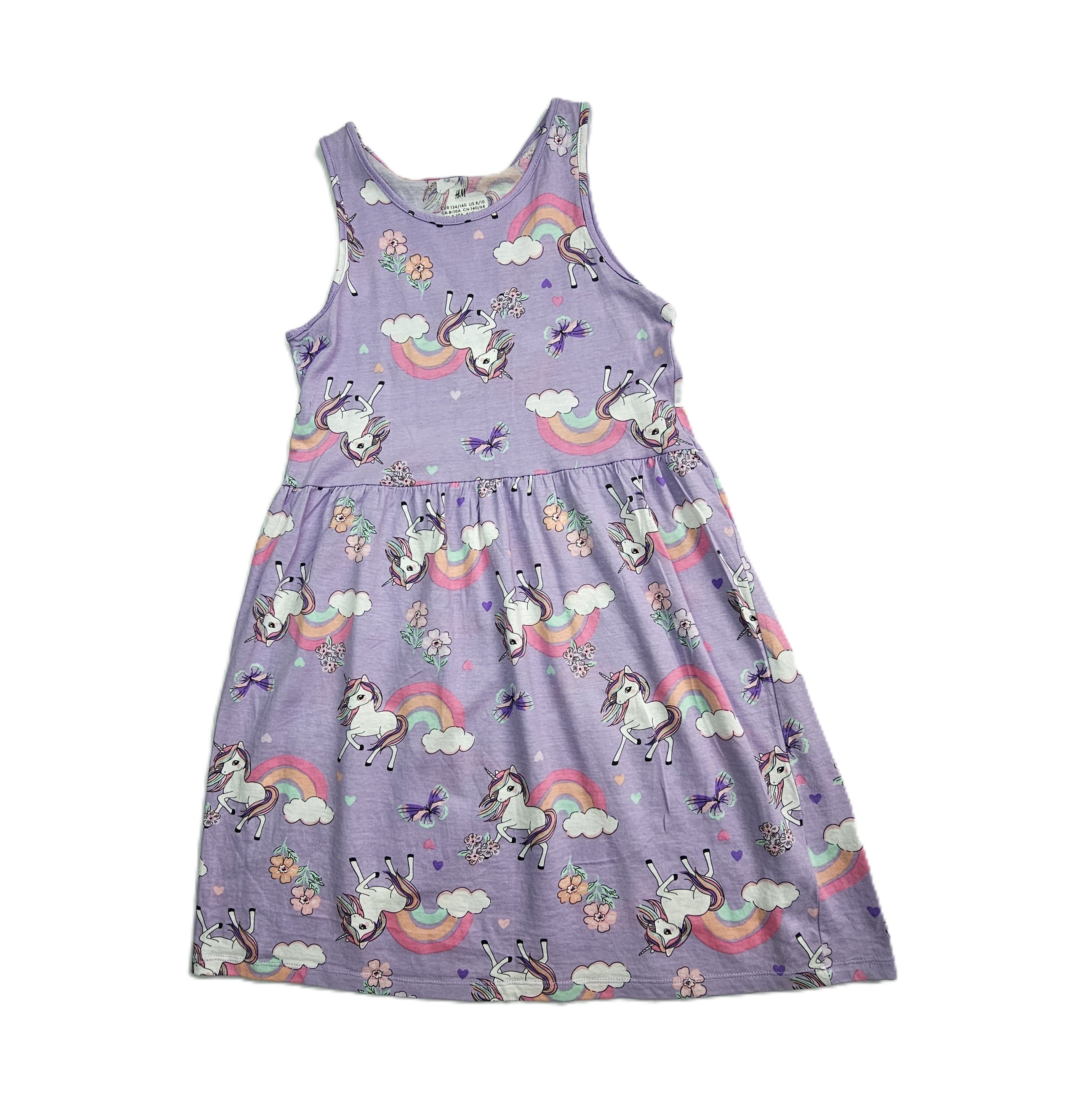 Fustan Femijesh Ngjyre Lejla me Unicorn S.Hand/Dress