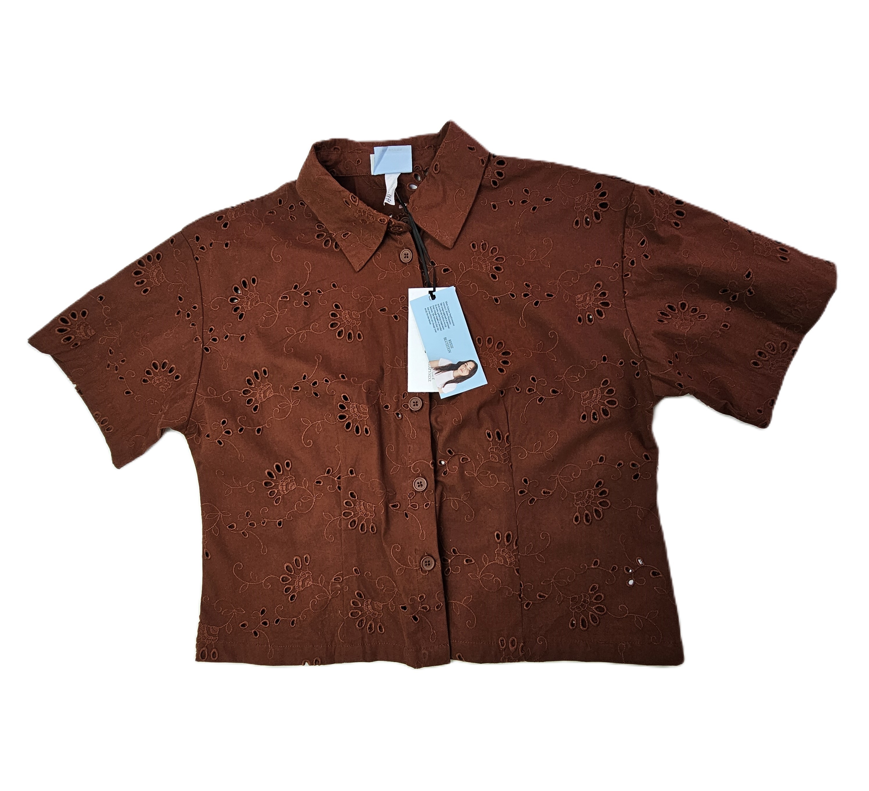 Kemishe Femrash Ngjyre Kafe Outlet/Shirt