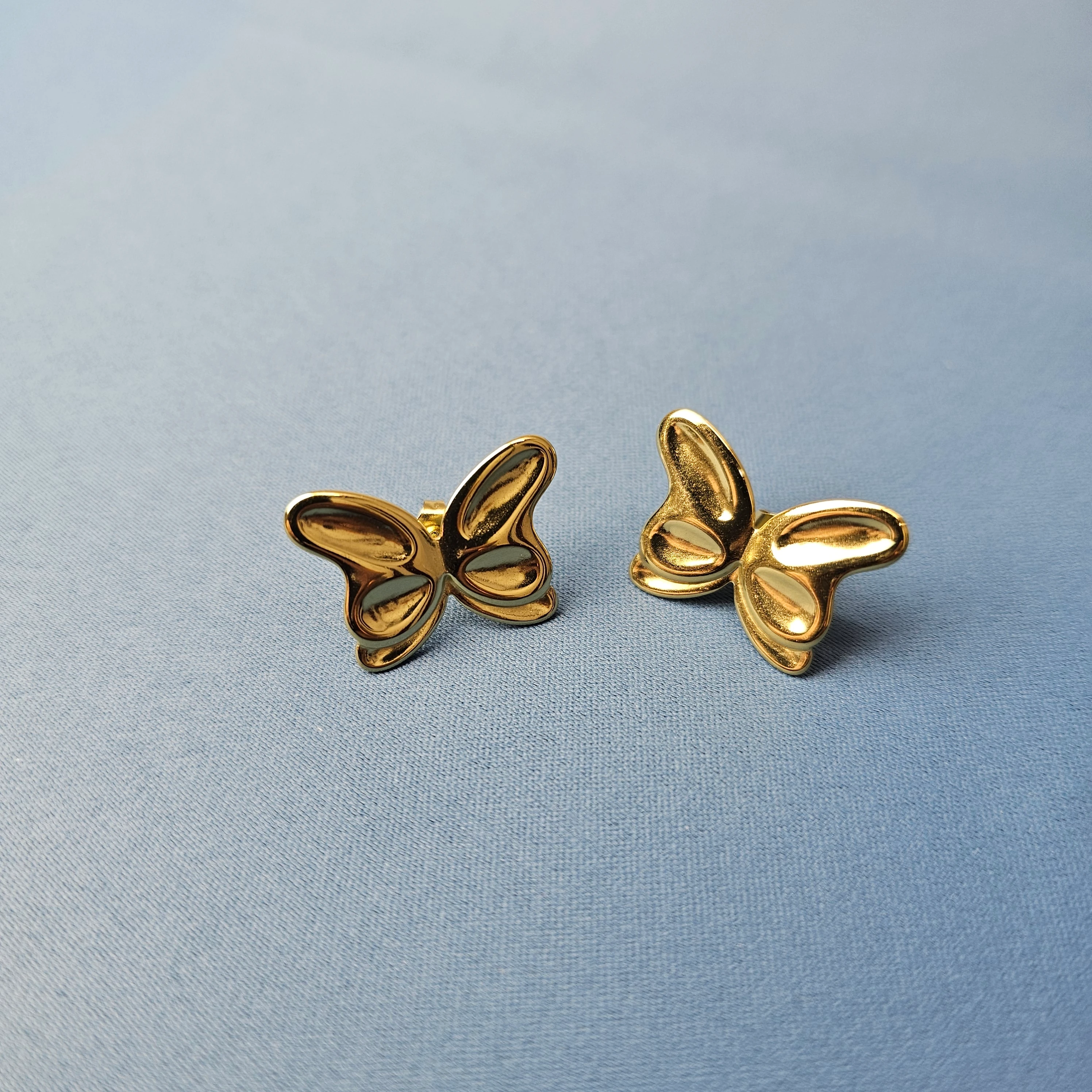 Vathe Femrash Çeliku Stainless Steel Ngjyre Gold Women Earrings