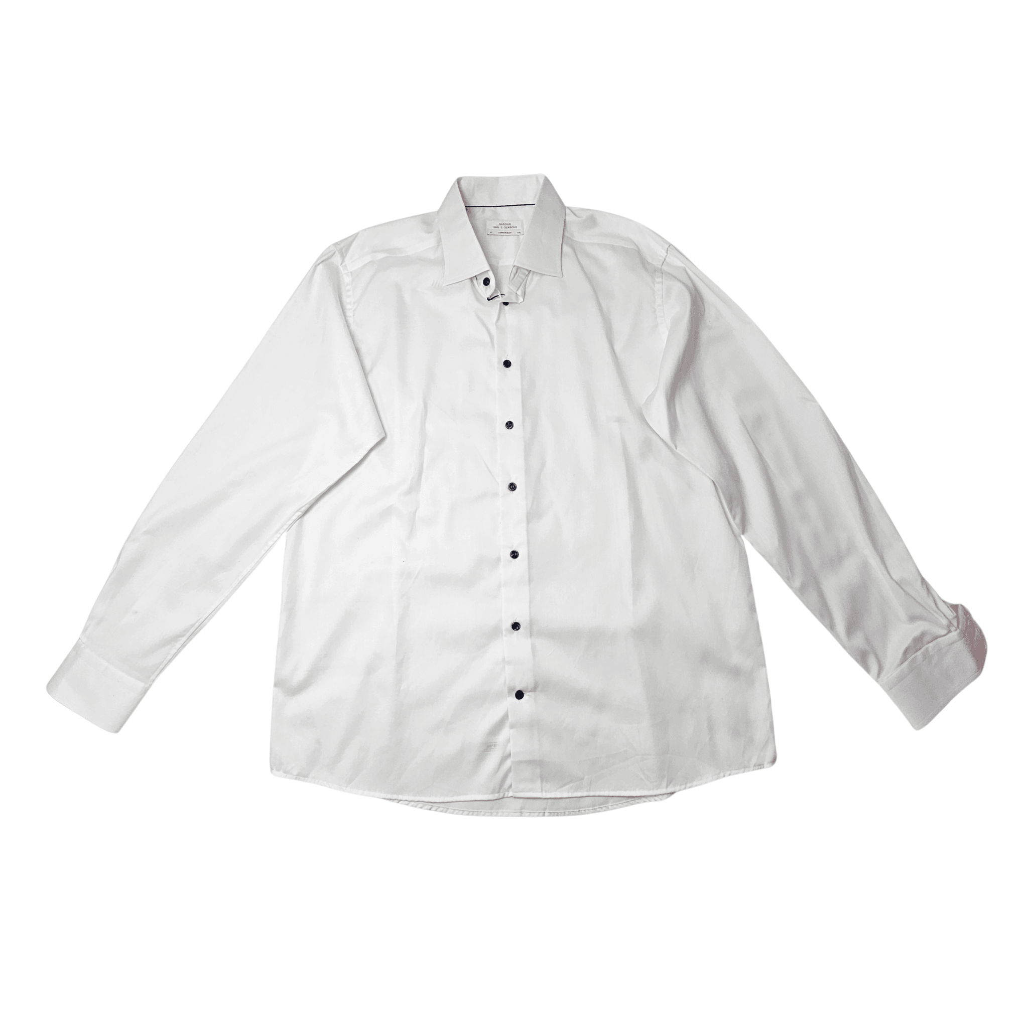 Kemishe Meshkujsh Ngjyre e Bardhe Outlet Men's Shirt