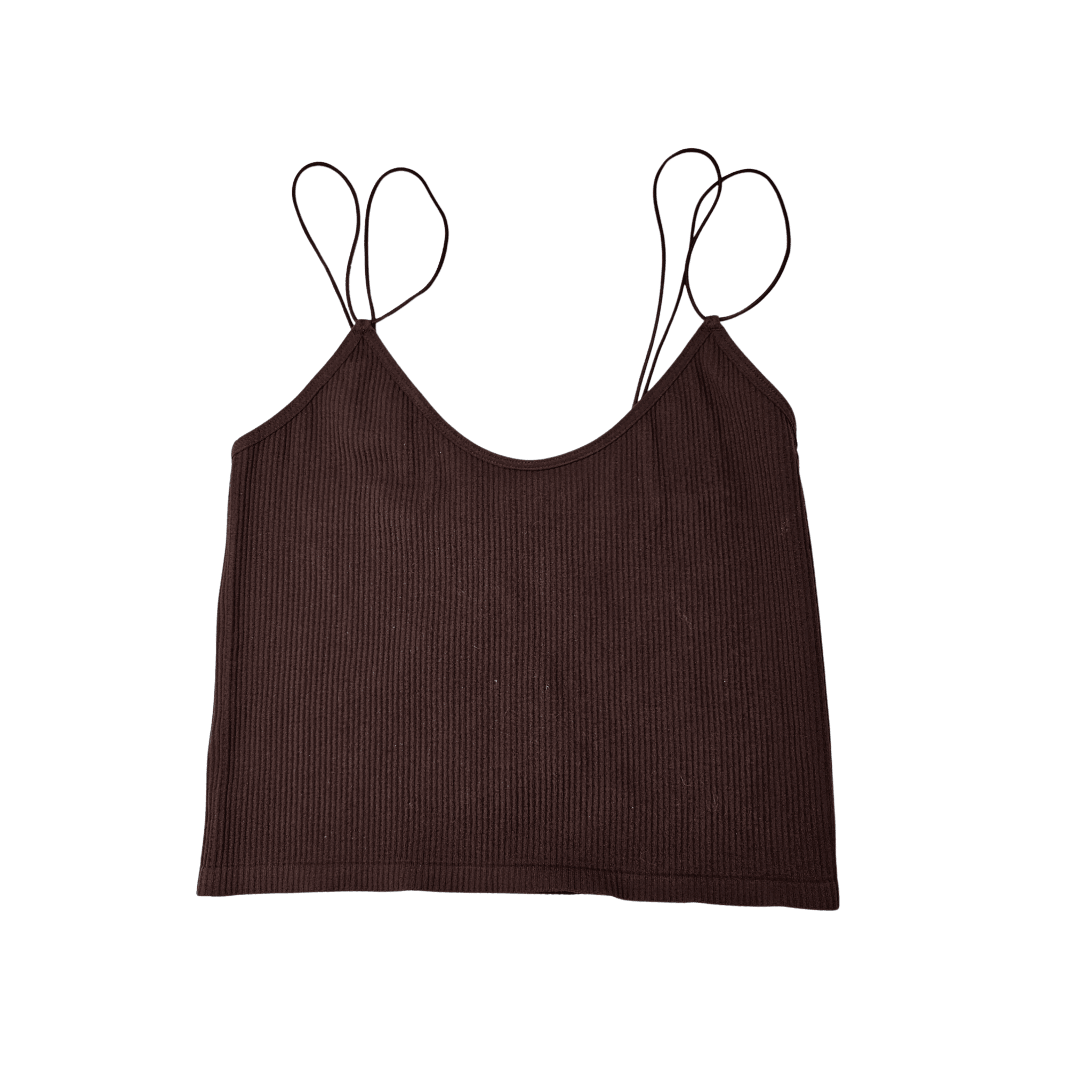 Kanatjere Femrash Zara Ngjyre Kafe e Erret Outlet/Crop Top