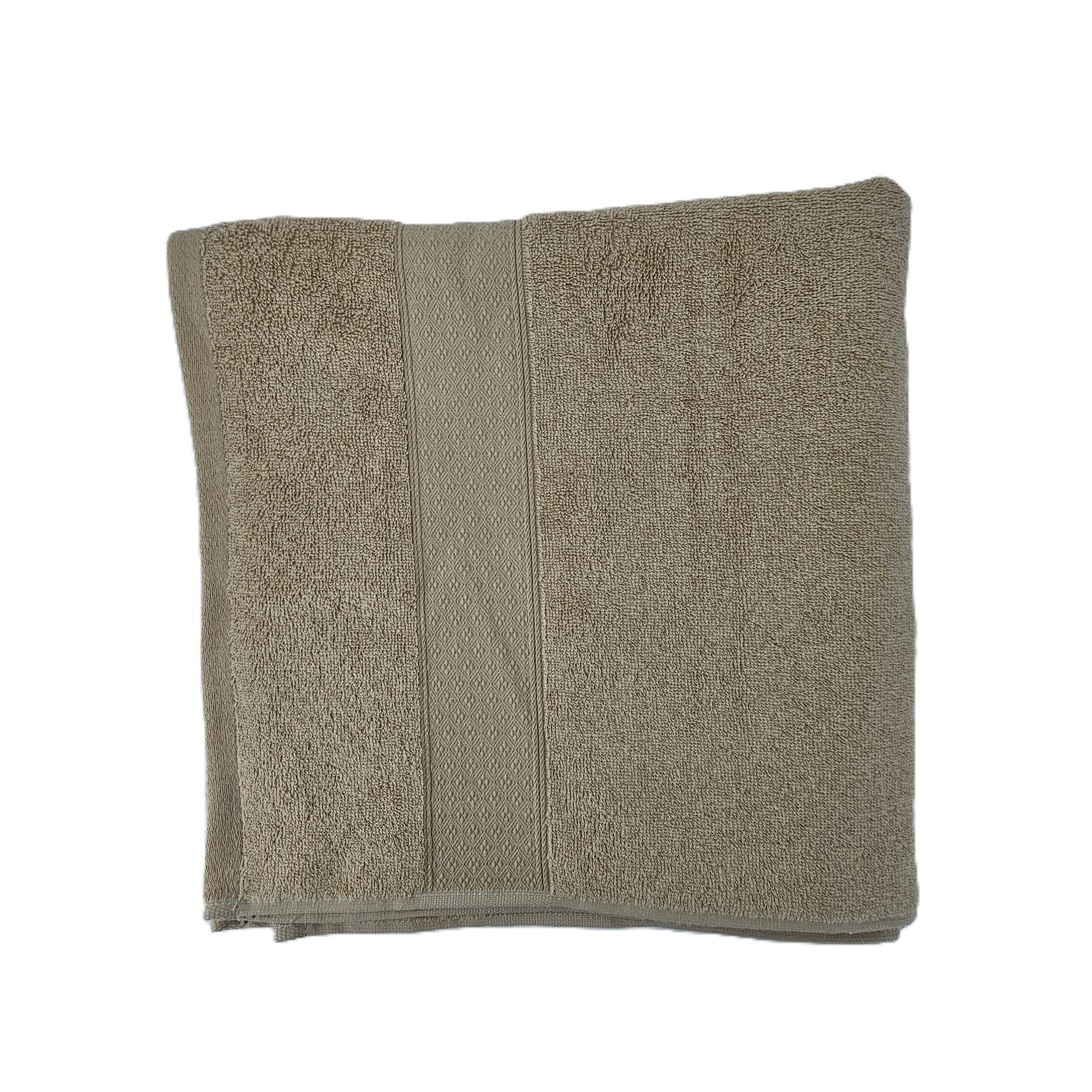 Peshqir Banje Trupi Kafe Dizajn Me Fashe 1 Cope 70x140 cm 425 gr 