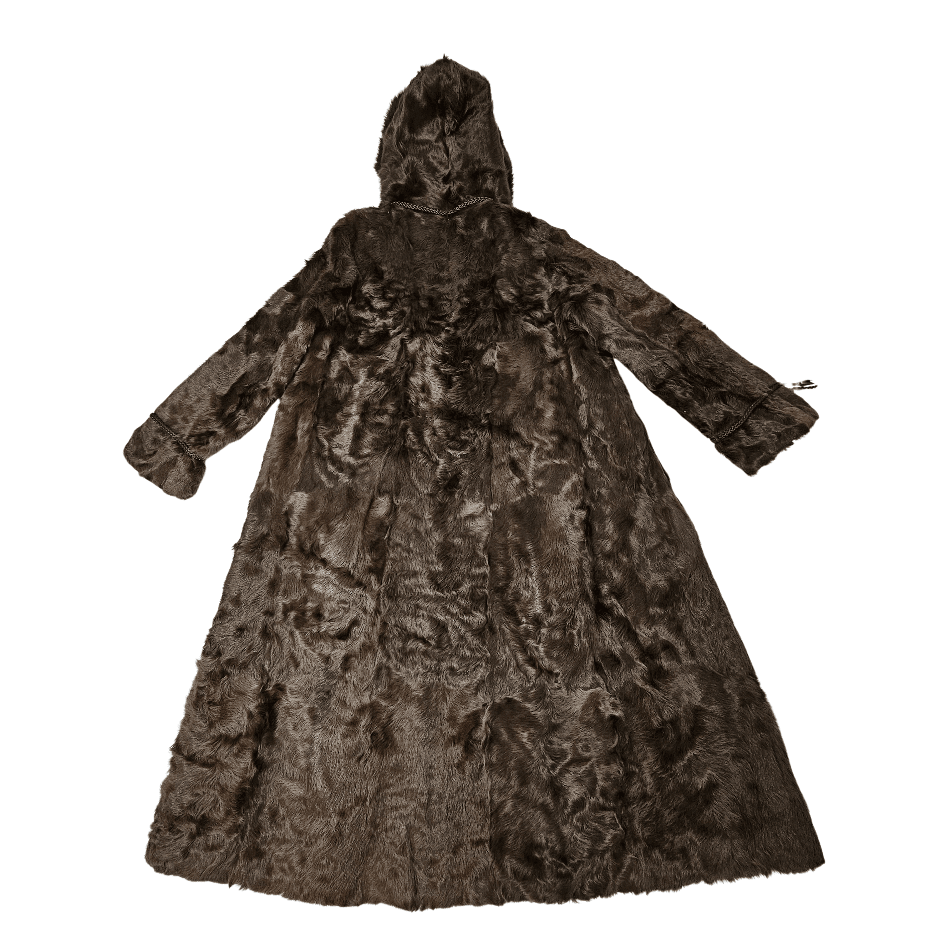 Pelice Femrash Origjinale Ngjyre Kafe e Erret S.Hand Womens Fur Coat 