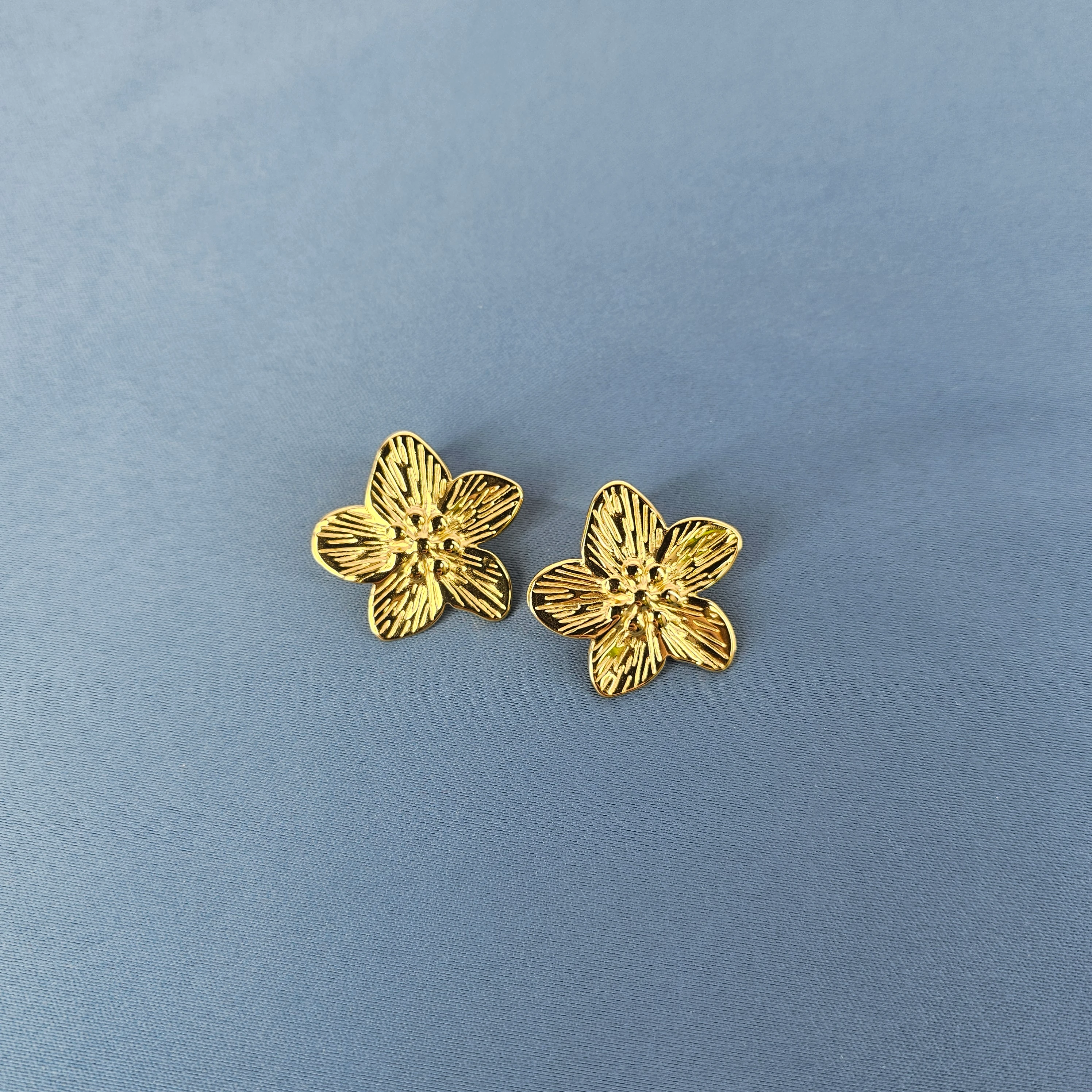 Vathe Femrash Çeliku M30 Stainless Steel Ngjyre Gold Women Earrings