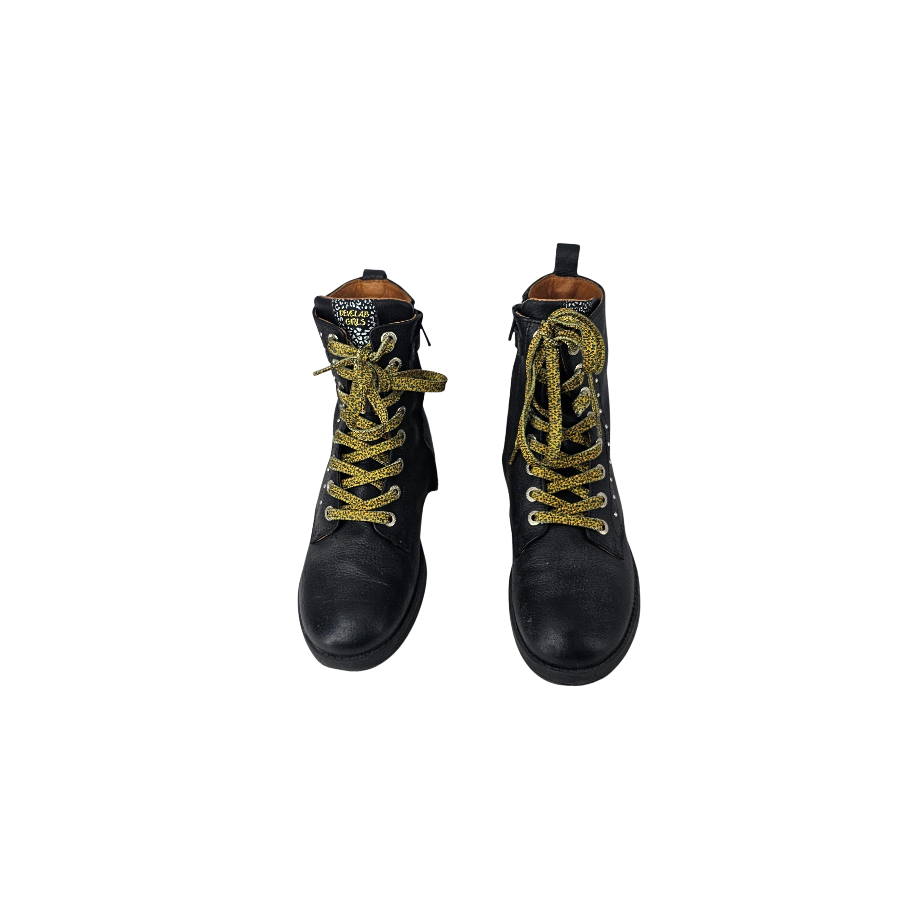 Cizme Femijesh Ngjyre te Zeza me Dizajn te Verdhe S.Hand Children's Boots