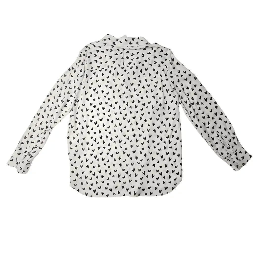 Kemishe Femrash Zara Ngjyre Qumesht me Zemra te Vogla Outlet Women Shirt