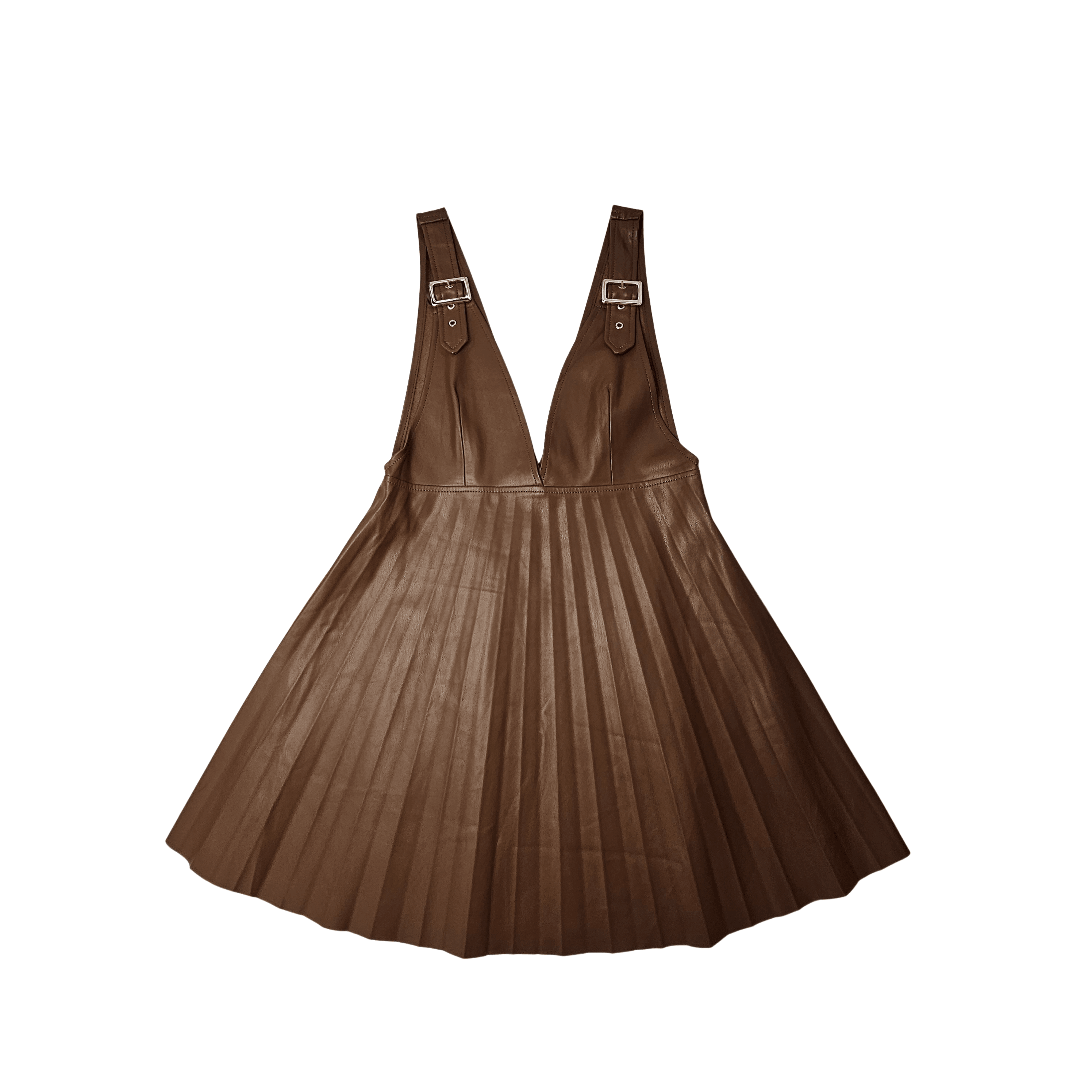 Fustan Femrash Lekure  Zara Ngjyre Kafe S.Hand Womens Dress