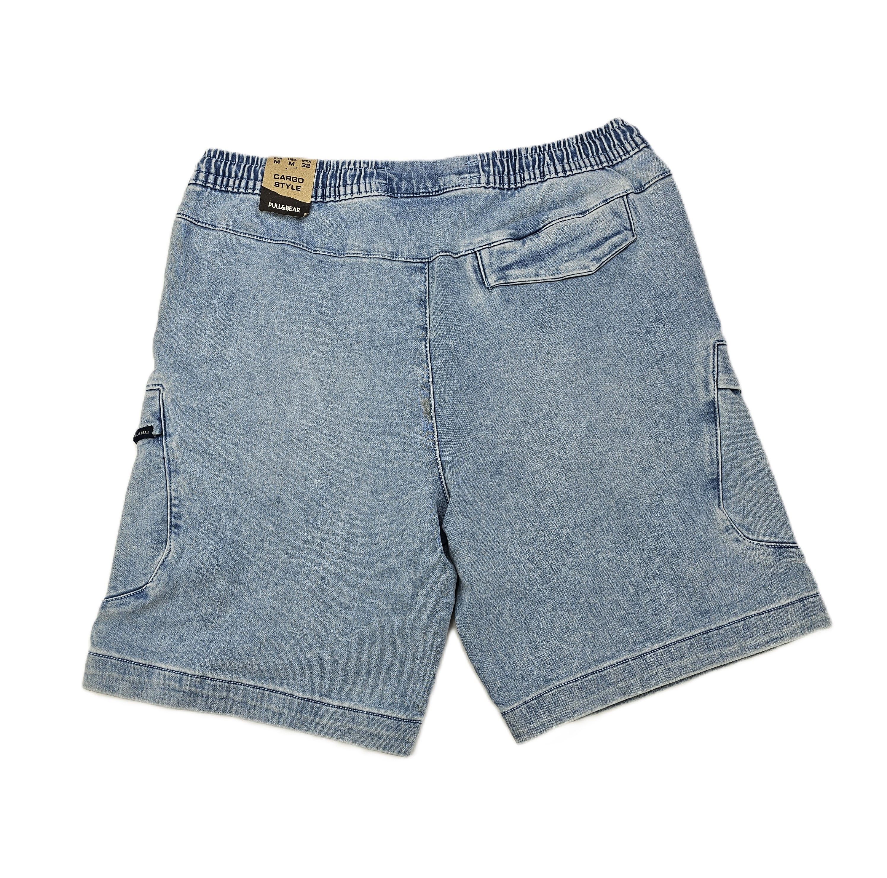 Pantallona te Shkurtra Meshkujsh Pull&Bear S.Hand/Blue Denim Shorts