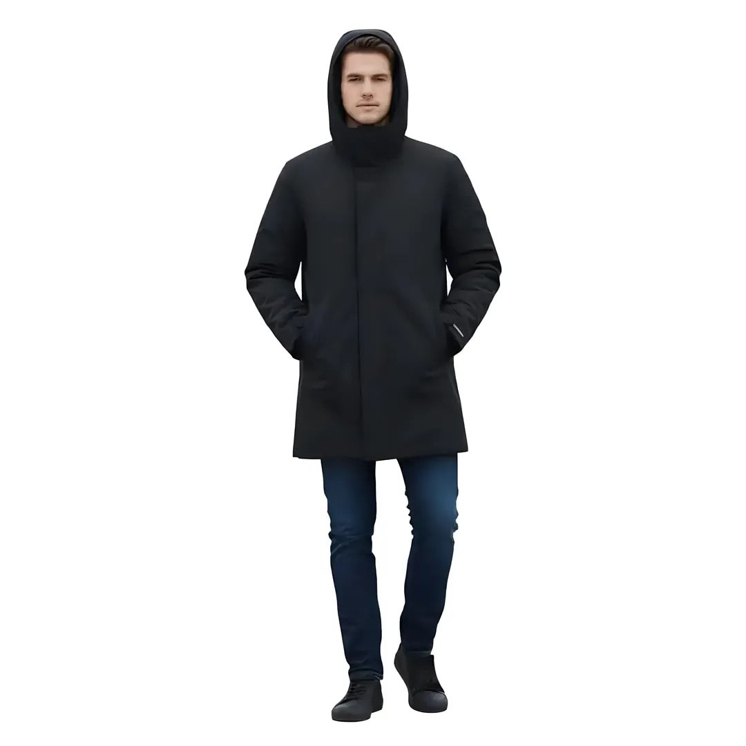 Xhup meshkujsh Jack&Jones Ngjyre Blu i Erret Outlet Coat