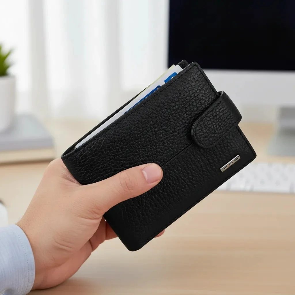 Portofol Lekure Meshkujsh M2 Ngjyre i Zi  Men`s Wallet