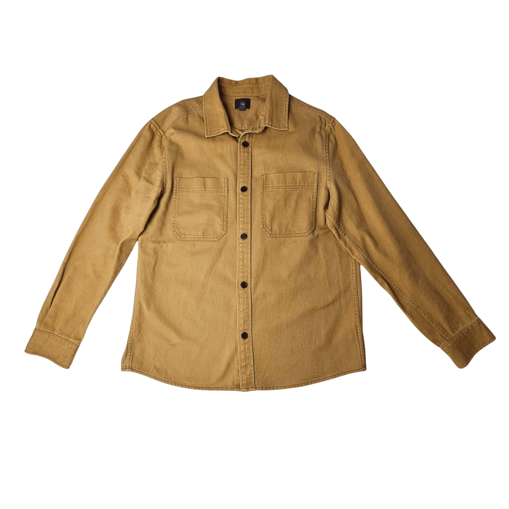Kemishe Xhins Meshkujsh H&M Ngjyre Mustarde S.Hand Shirt