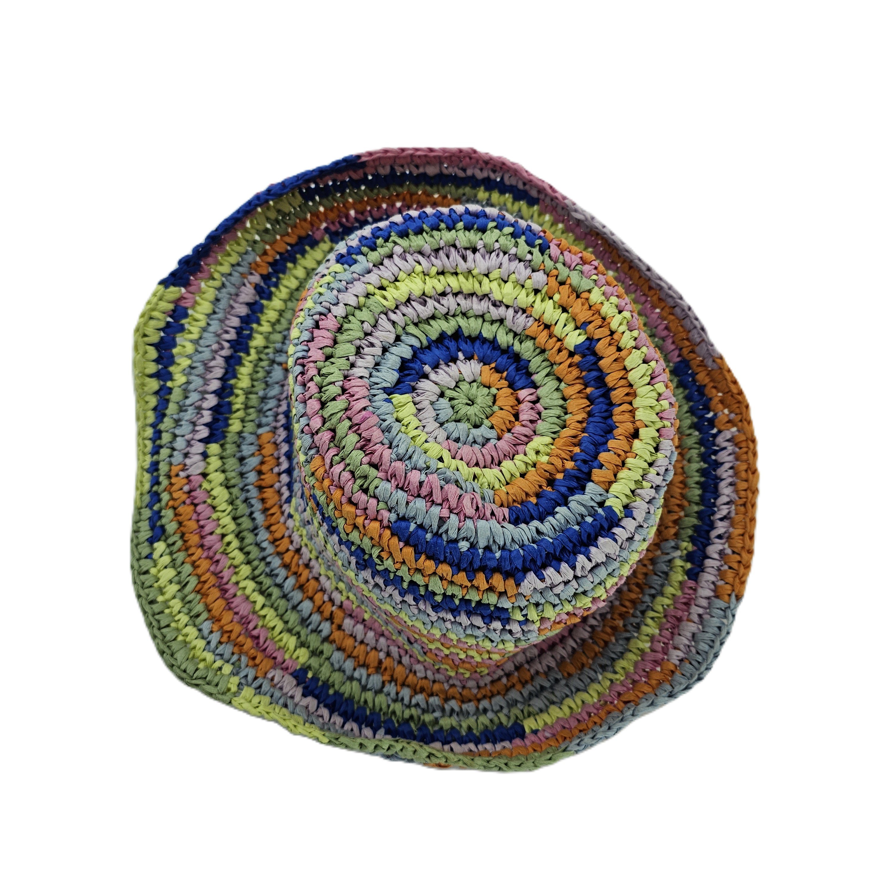 Kapele Plazhi Femrash Primark Kashte me Dizajn Shumengjyresh S.Hand/Beach Hat