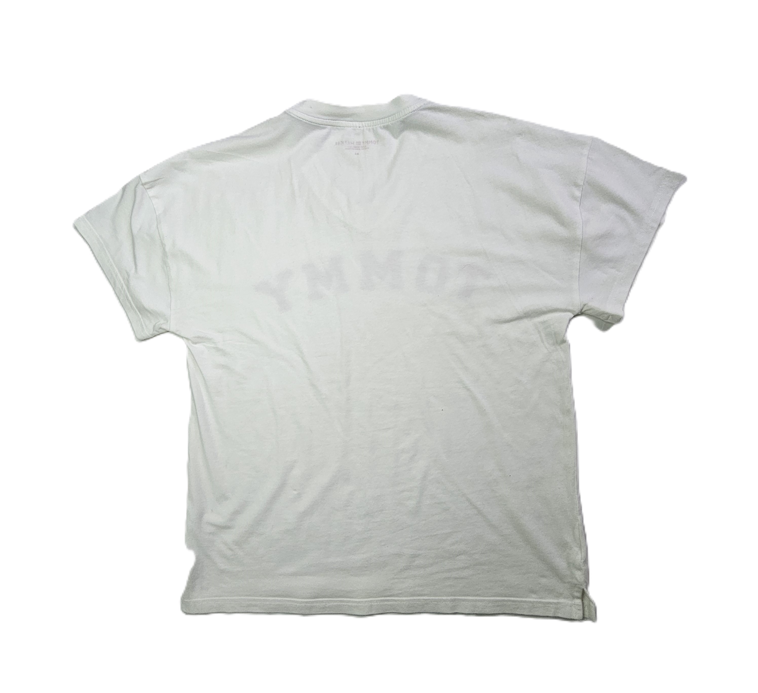 Bluze Femrash Tommy Hilfigher Ngjyre e Bardhe me Dizajn te Kuq S.Hand/Shirt