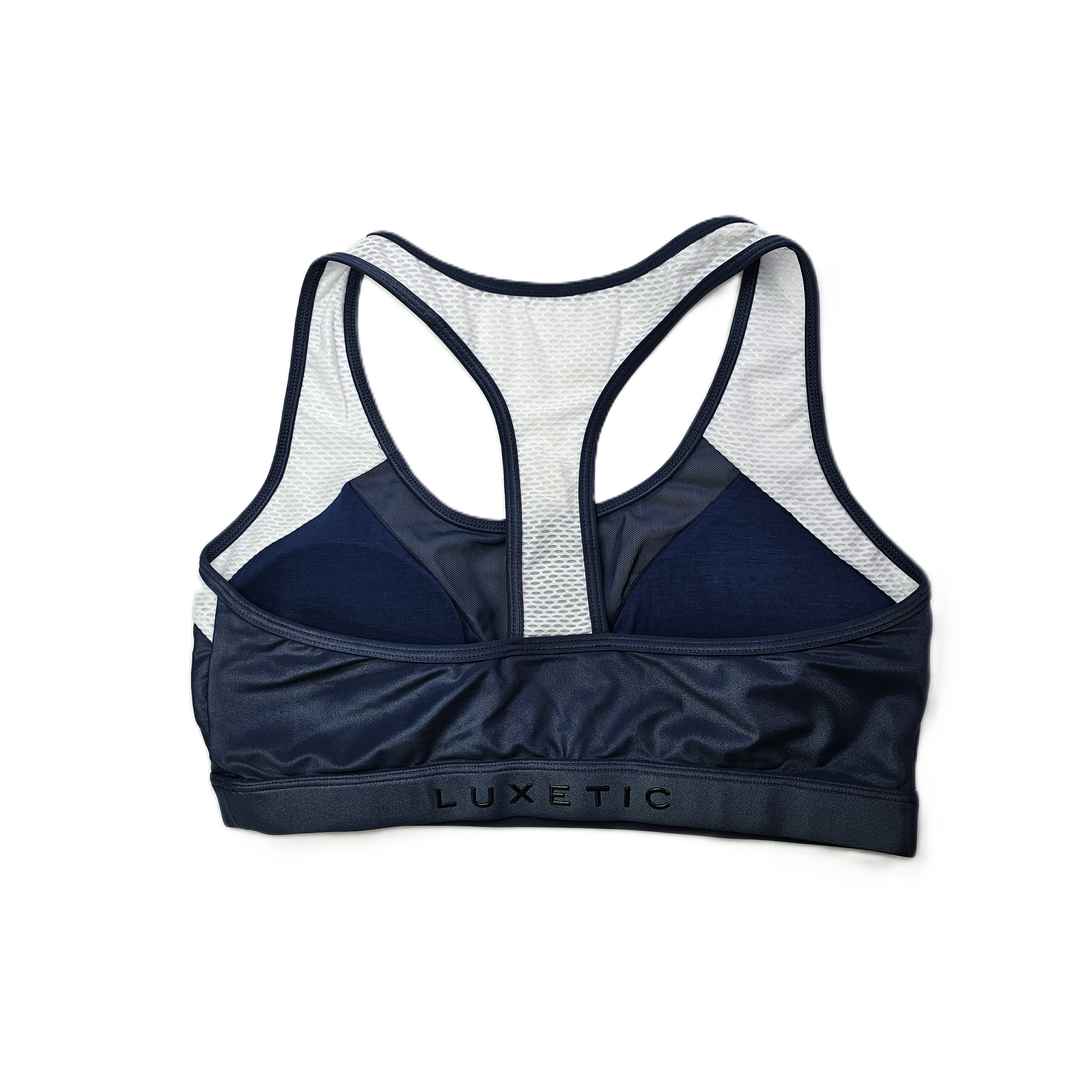 Fitnes Sportiv Luxetic Ngjyre Blu e Erret me Dizajn te Bardhe Outlet/Fitness Sport