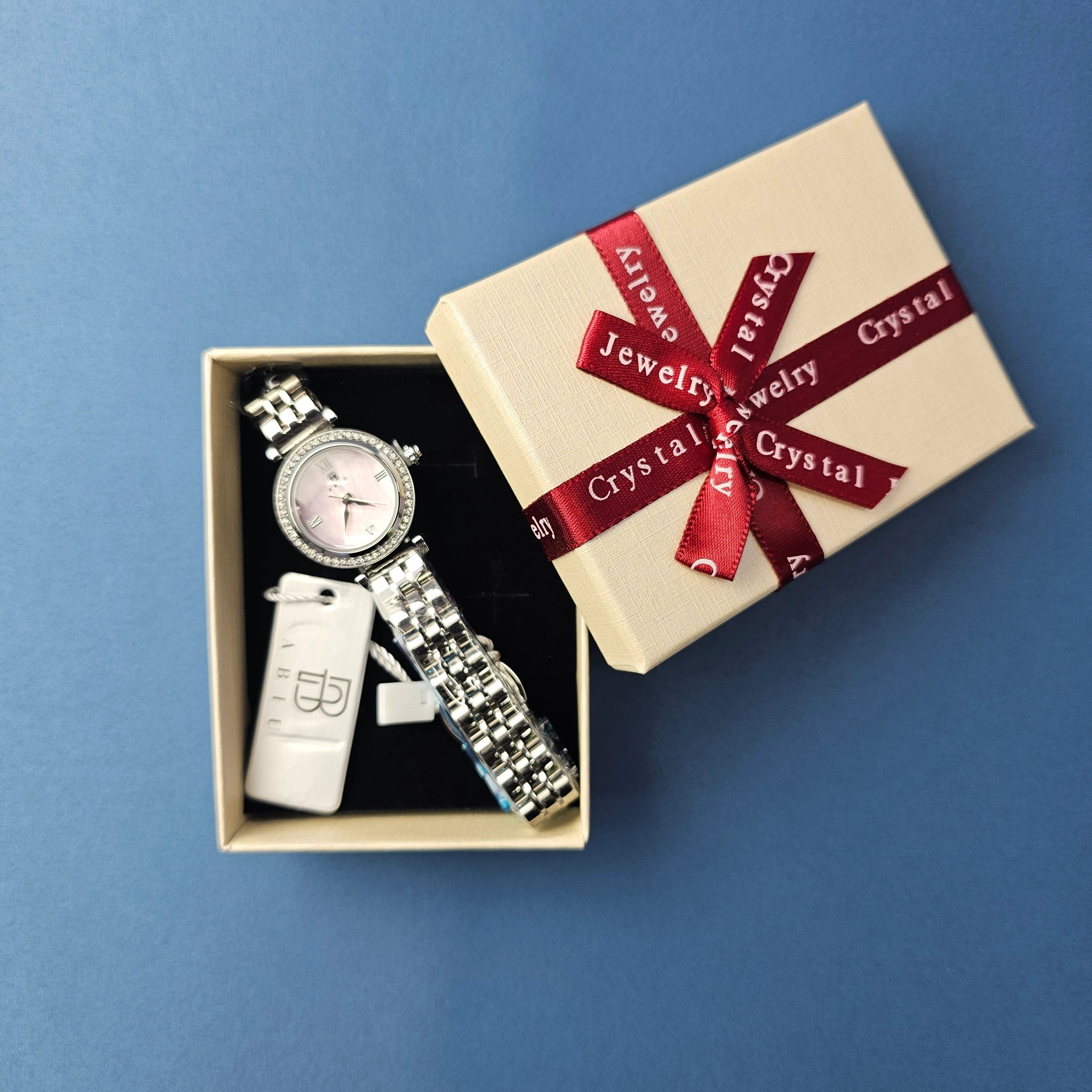 Ore Femrash Çeliku  M1 Ngjyre Silver Women Watch