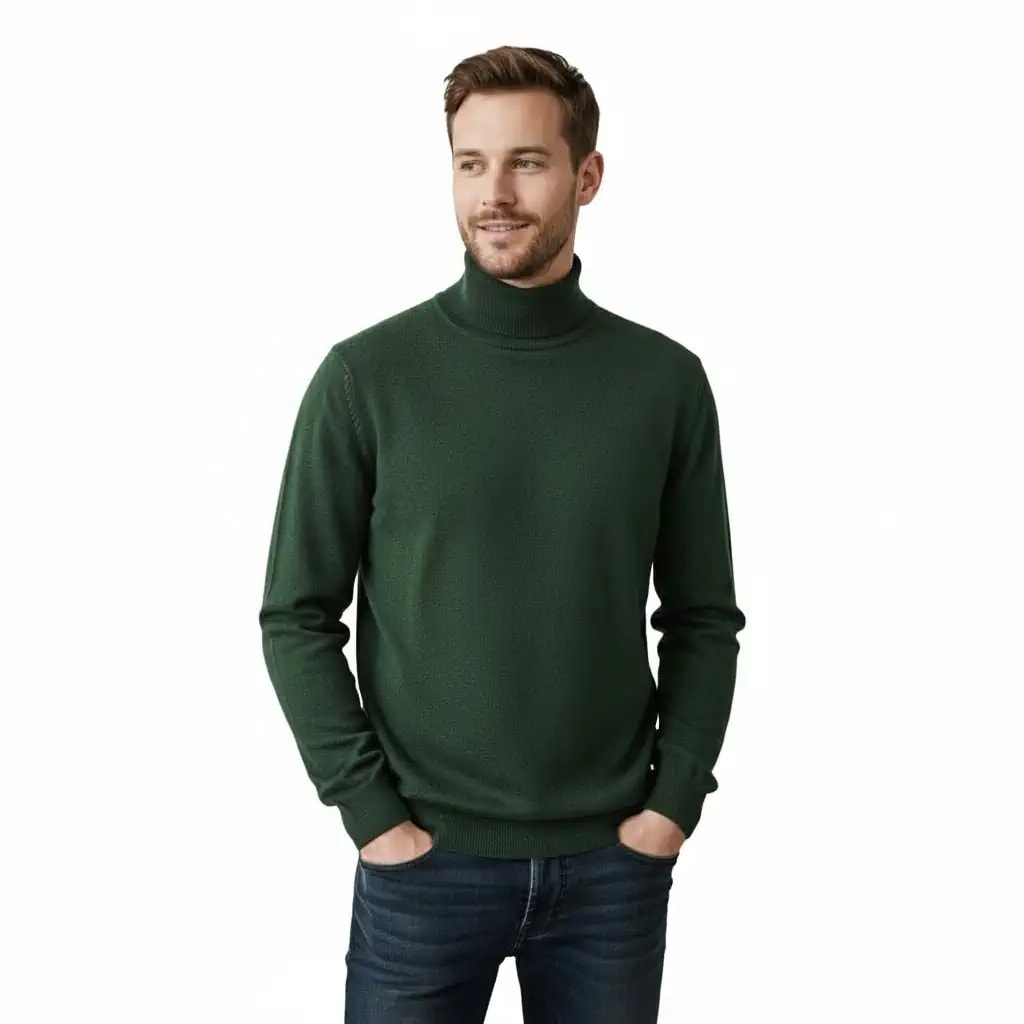 Pulover Meshkujsh Jack&Jones Ngjyre Jeshile e Erret Outlet