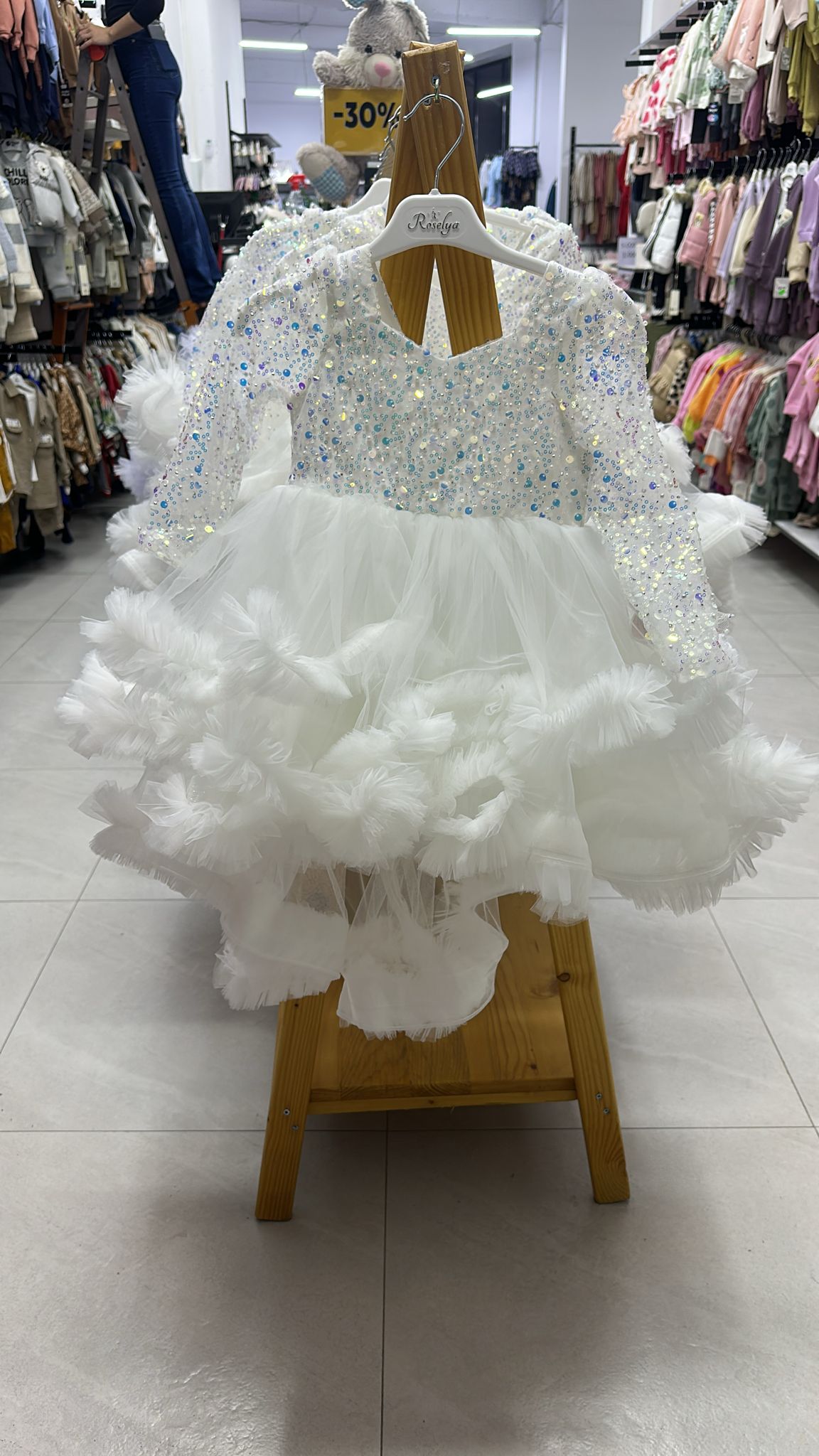 Fustan Femije Eventesh Outlet - Bardhë