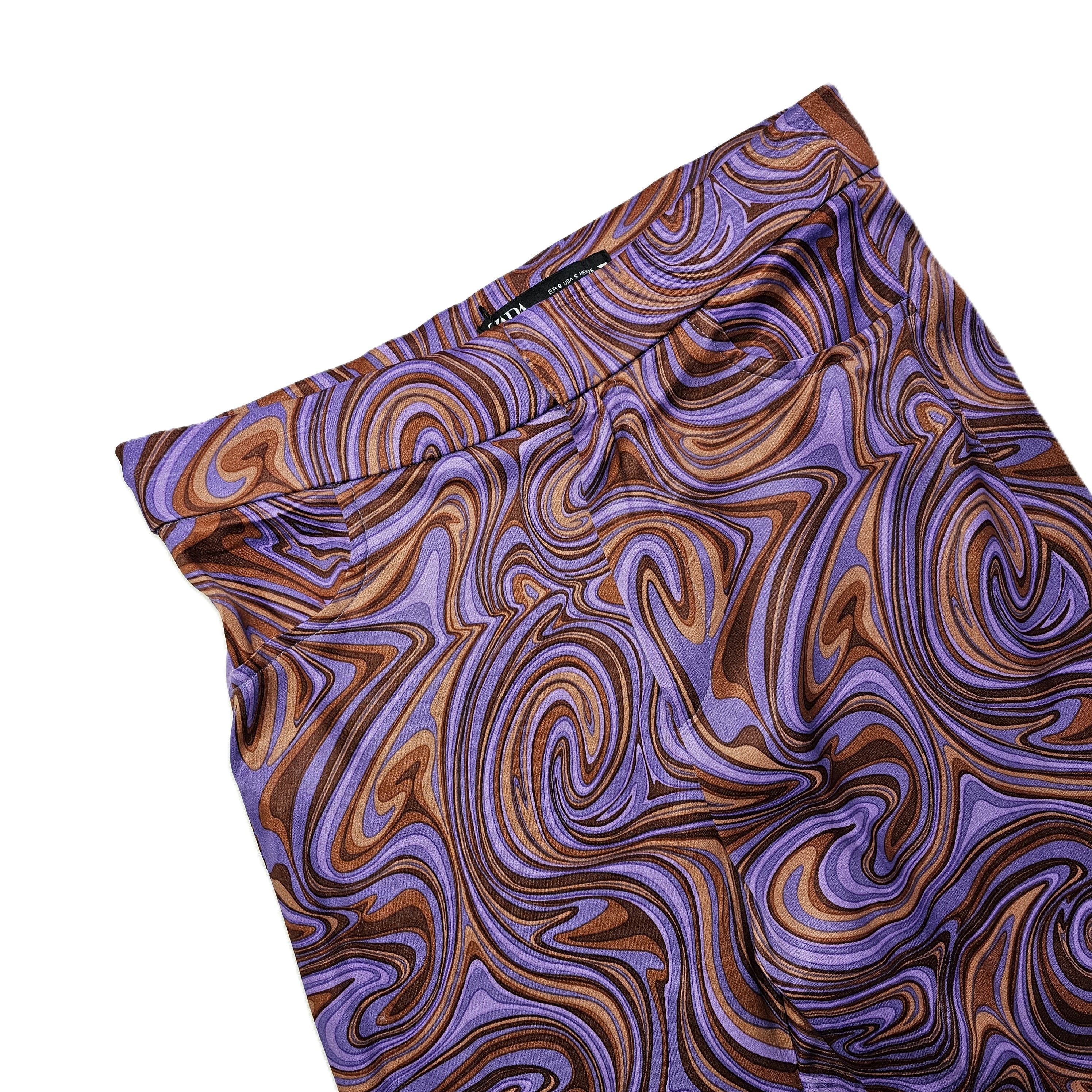 Pantallona Verore Femrash Zara Ngjyre Lejla me Dizajn Kaf Outlet/Summer Pants