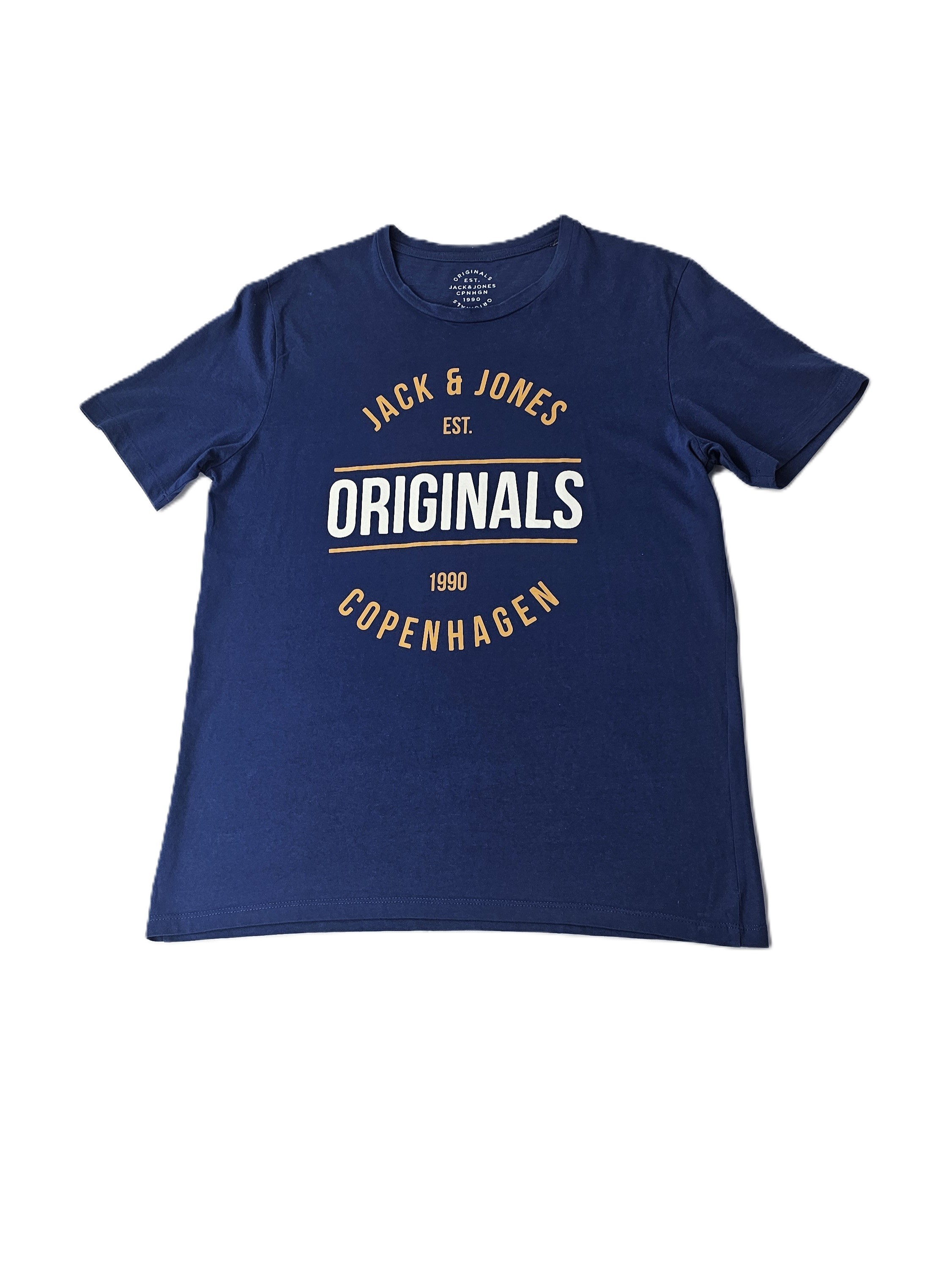 T-Shirt Jack&Jones Blu e Erret S.Hand