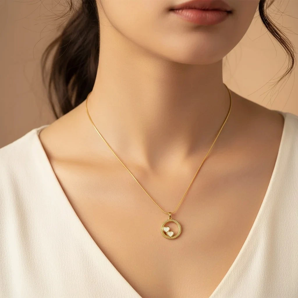 Varese Femrash Çeliku Stainless Steel Gold  Women Necklace