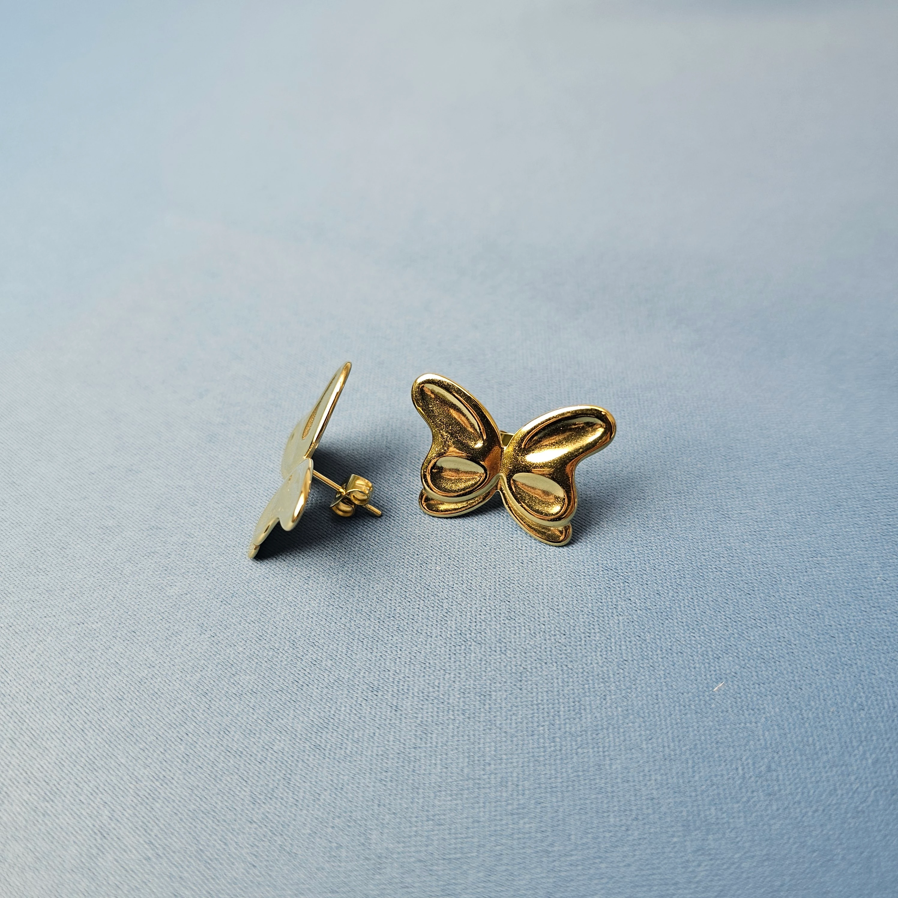 Vathe Femrash Çeliku Stainless Steel Ngjyre Gold Women Earrings