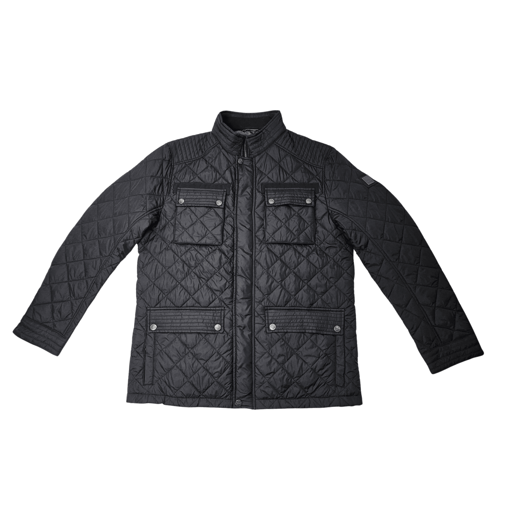 Xhup Meshkujsh Tom Tailor Ngjyre i Zi S.Hand Mens Coat