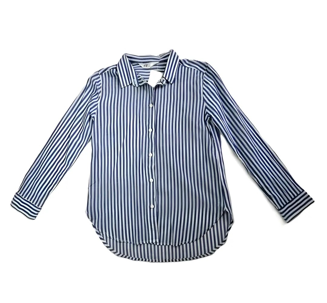 Kemishe Femijesh H&M me Vija Blu dhe te Bardha Outlet/Shirt