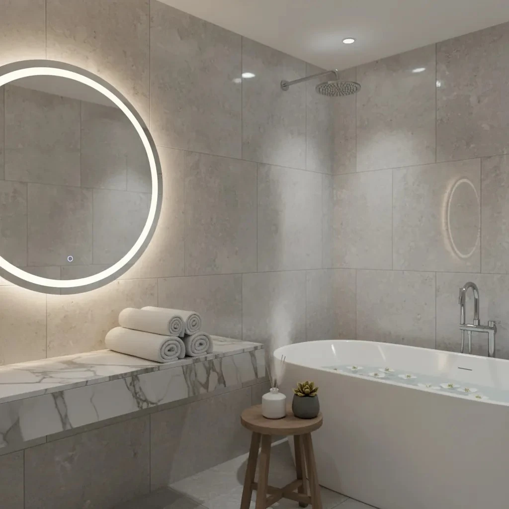 Peshqir Banje Trupi i Bardhe Dizajn i Thjeshte 1 Cope 80x150 cm 475 gr Bath-Body Towel