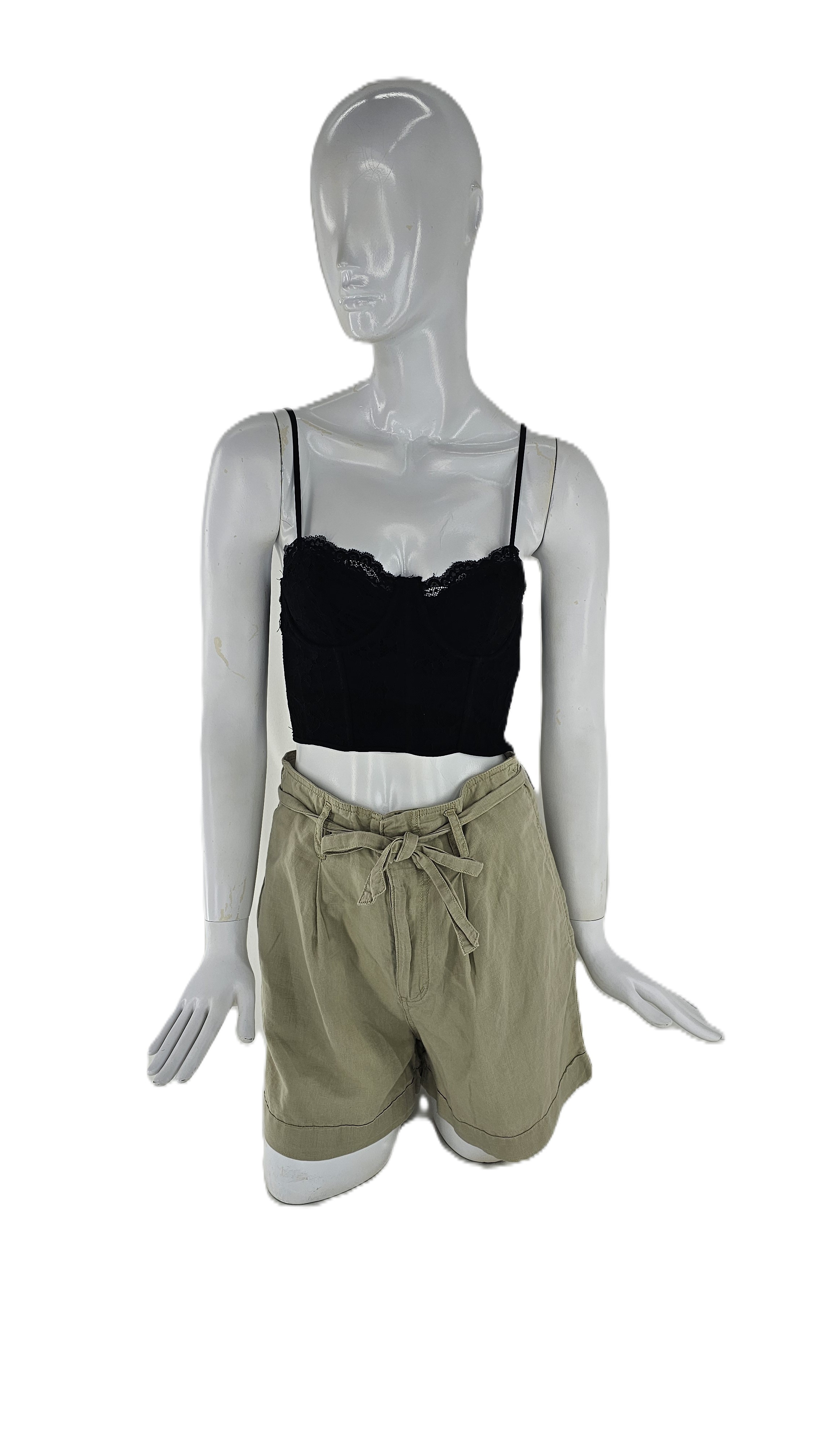 Kanatjere Zara Crop Top me Dantelle