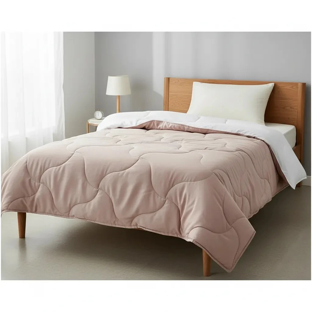Jorgan i Trashe Lisho Tek 160x220cm Trapunto 300 Gsm Outlet Single Duvet - Uthull e Hapur