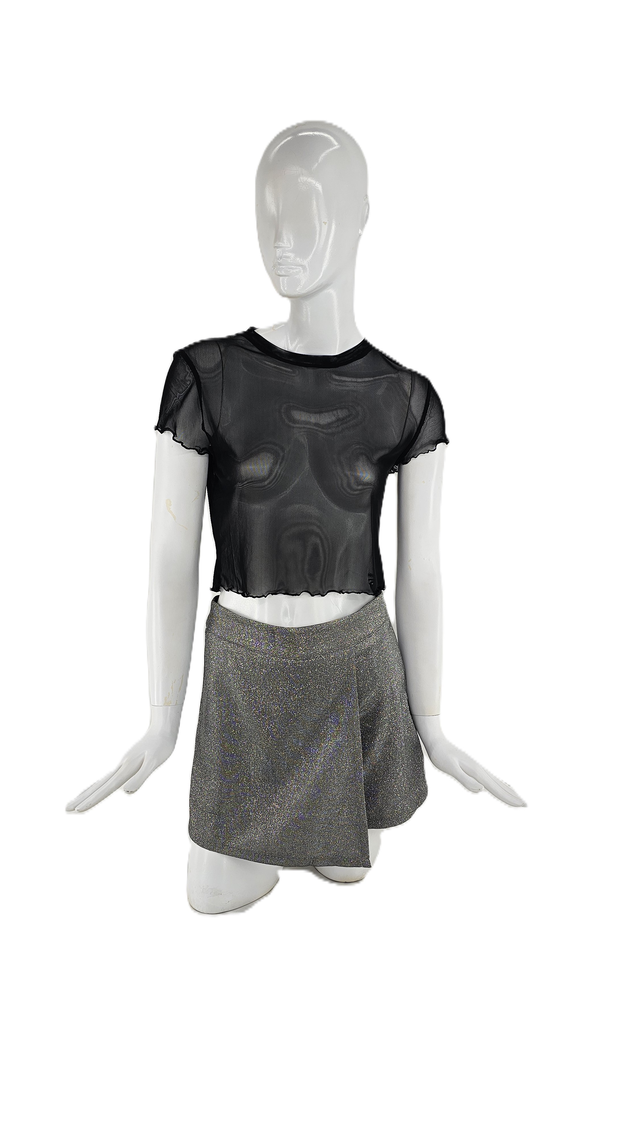 Bluze e Zeze Me Tyl Crop  H&M S.Hand