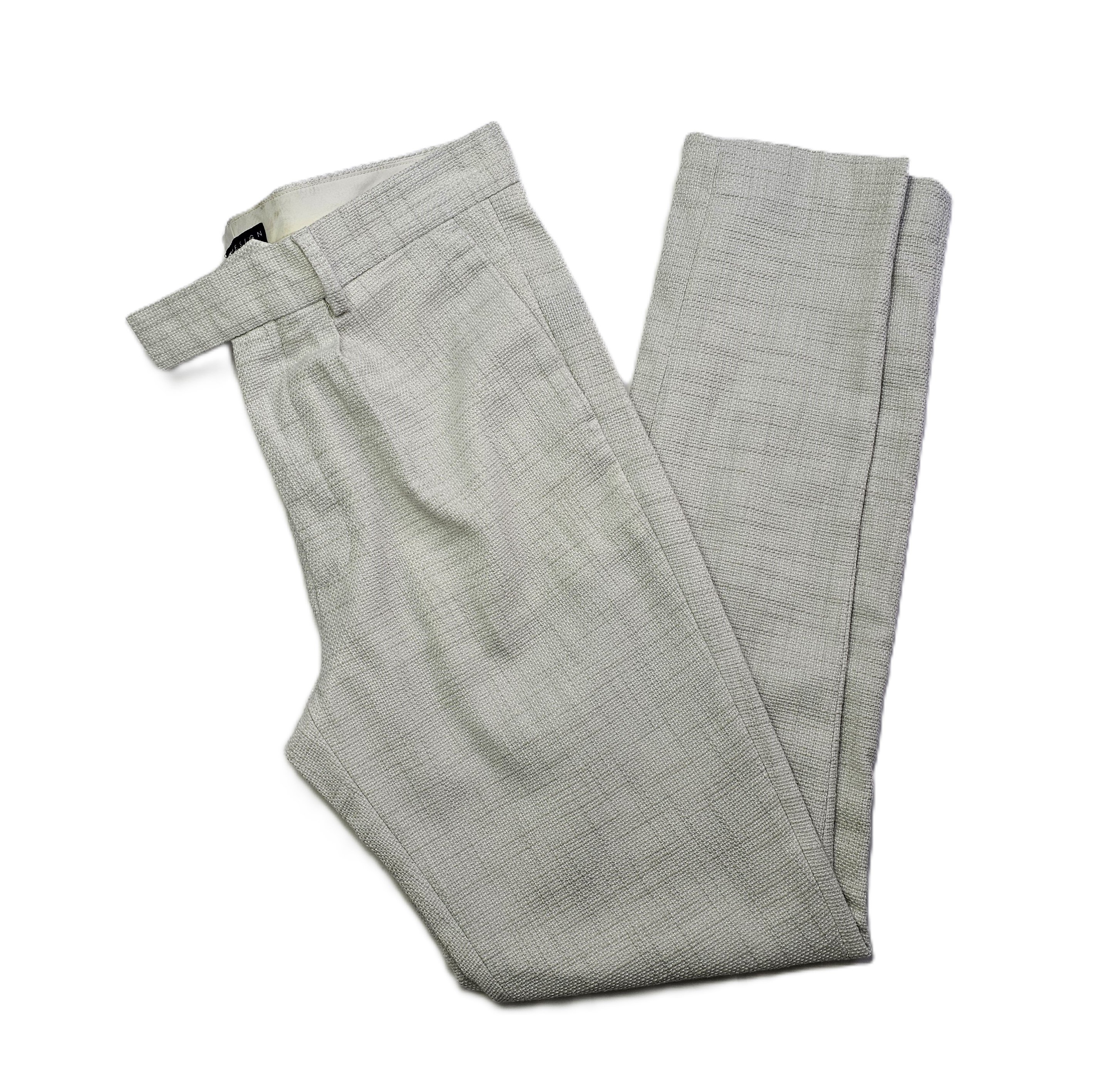 Pantallona Klasike Meshkujsh Asos Ngjyre te Bardha S.Hand/White Classic Pants