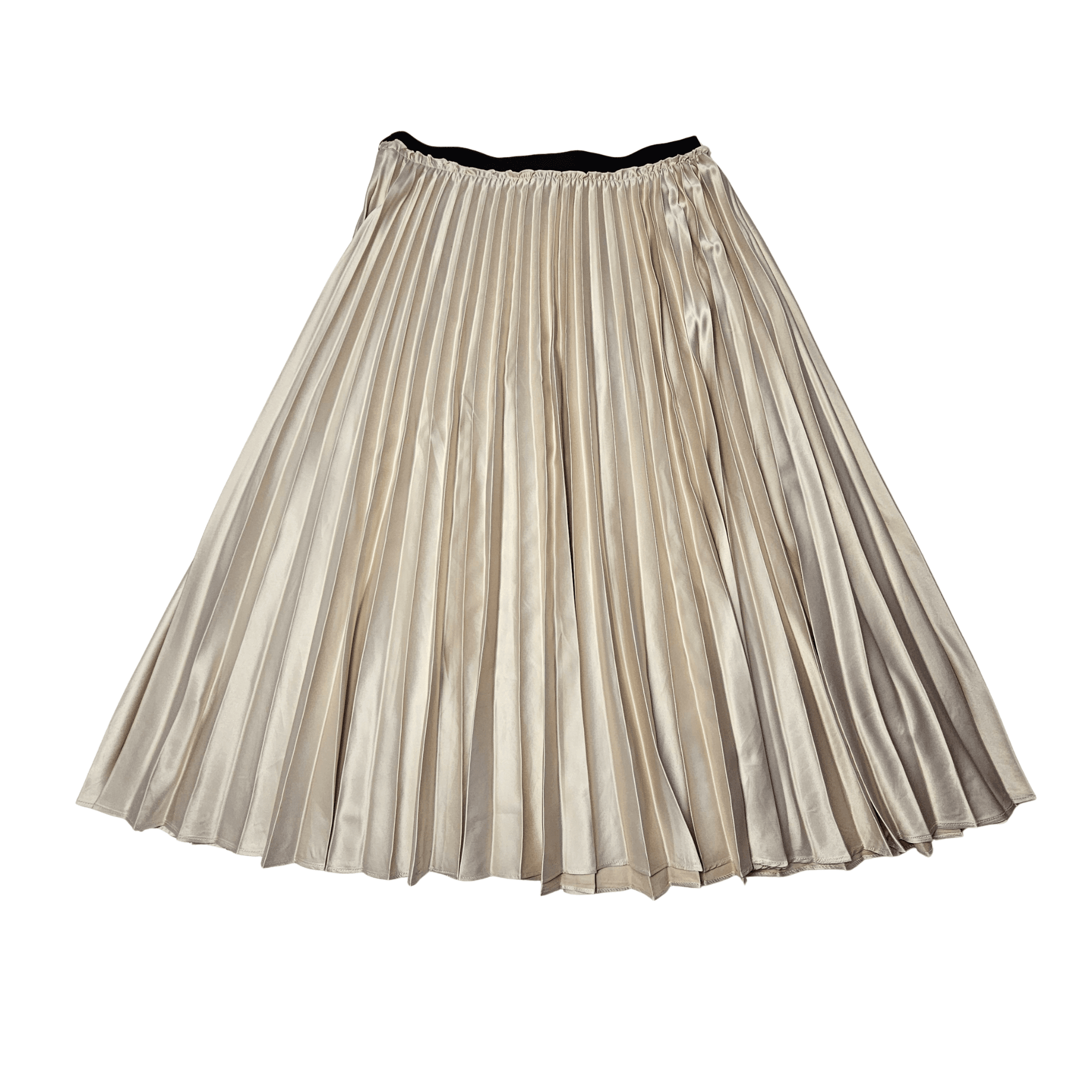 Fund Femrash Zara me Pala Korenti Ngjyre Gold Outlet Skirt