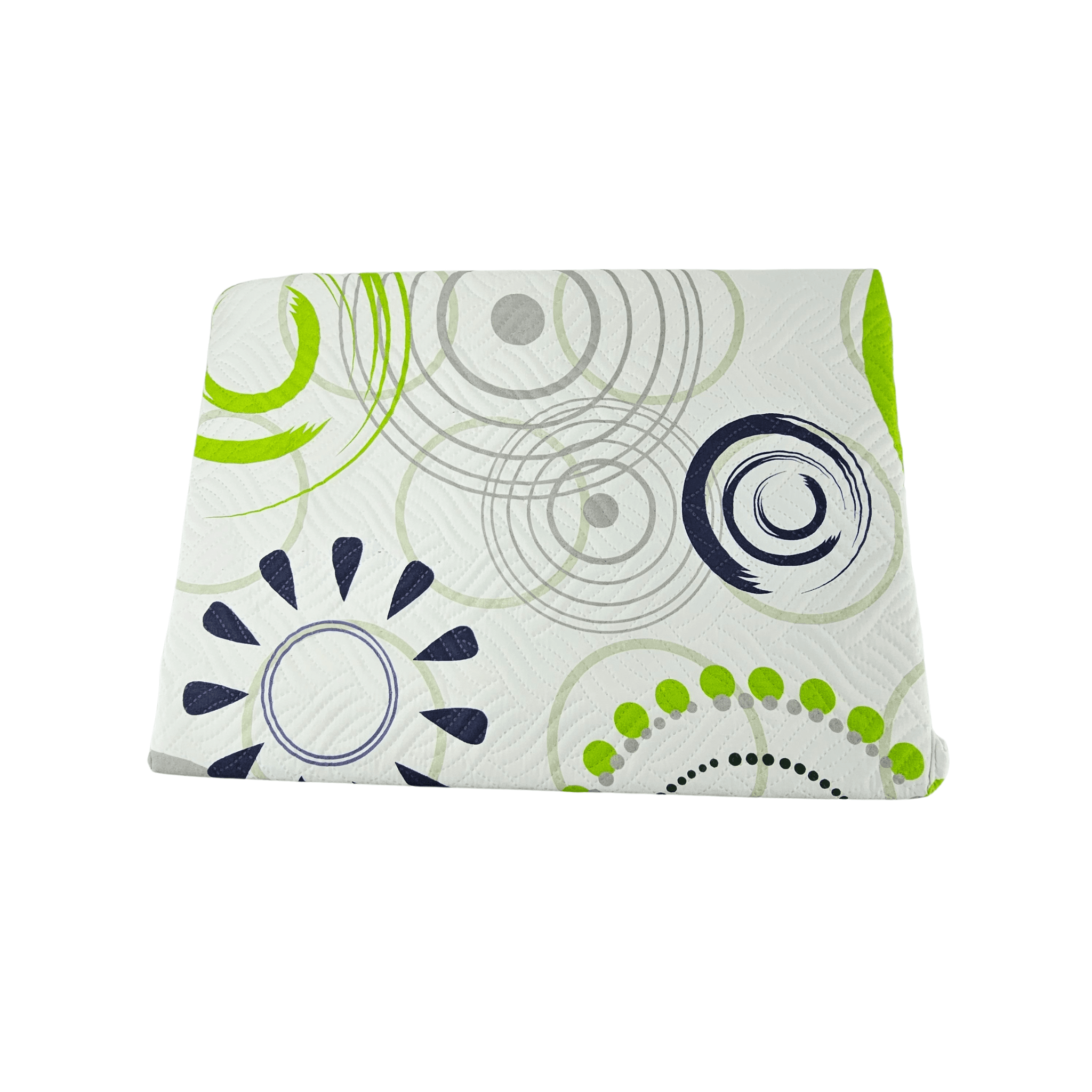 Mbulese Krevati Set Dopio Ngjyre i Bardhe  Dizajn Abstrakt Shumengjyresh 230x250cm Outlet