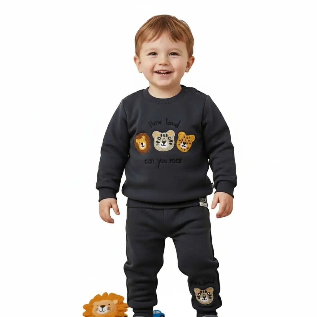 Kostum Femijesh Zuzu Polo Ngjyre Gri i Erret Outlet Children Costume