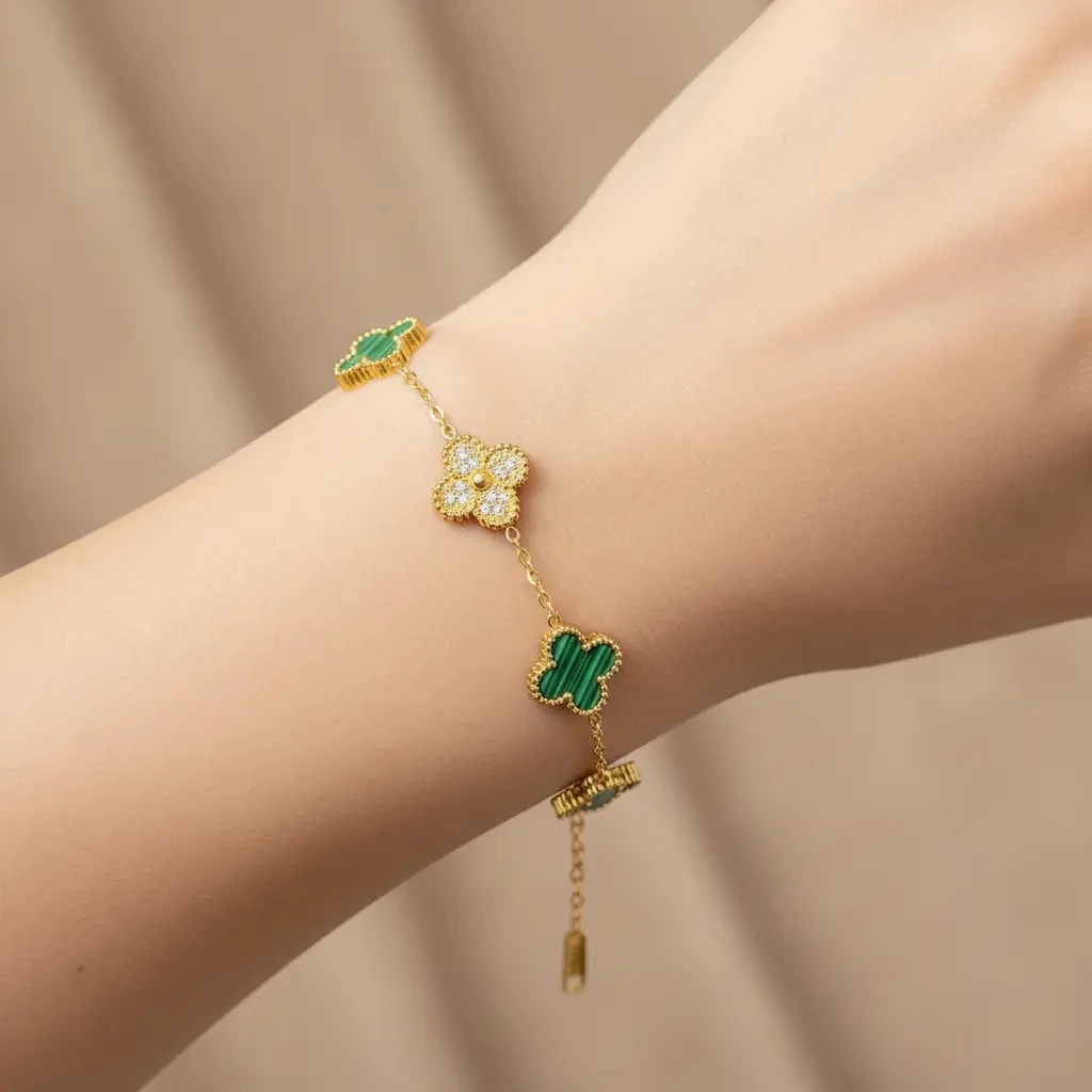 Byzylyk Femrash Çeliku Stainless Steel Ngjyre Gold Women Bracelet 