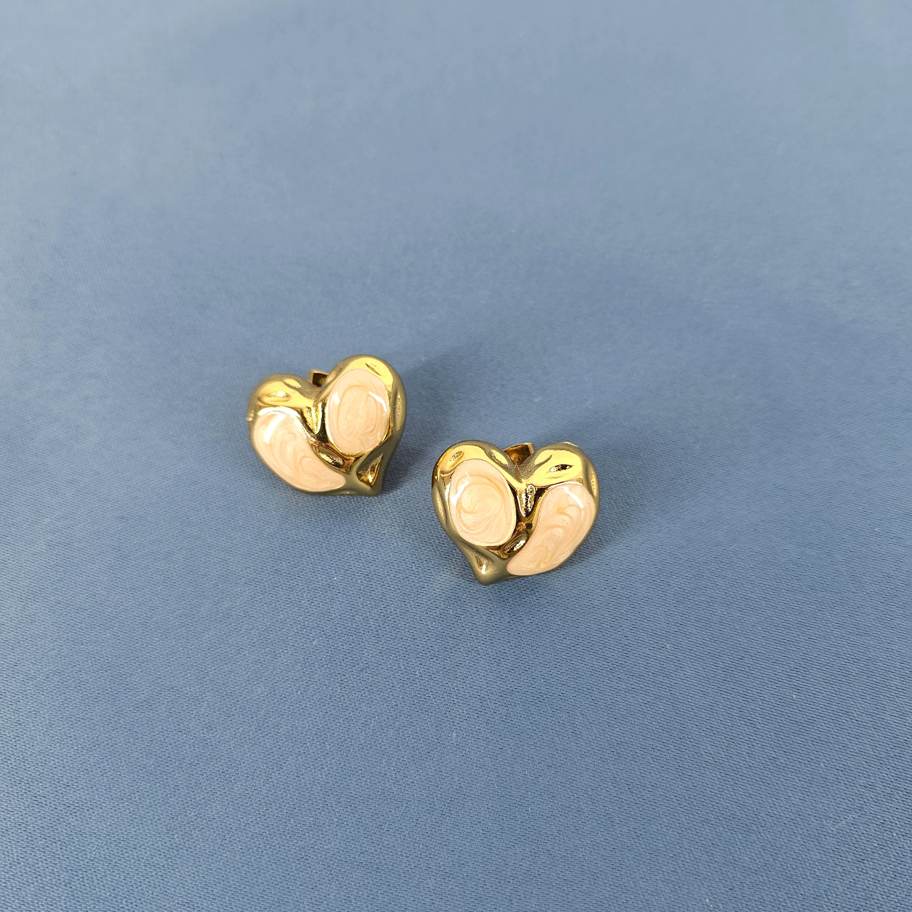 Vathe Femrash Çeliku M40 Stainless Steel Ngjyre Gold Women Earrings