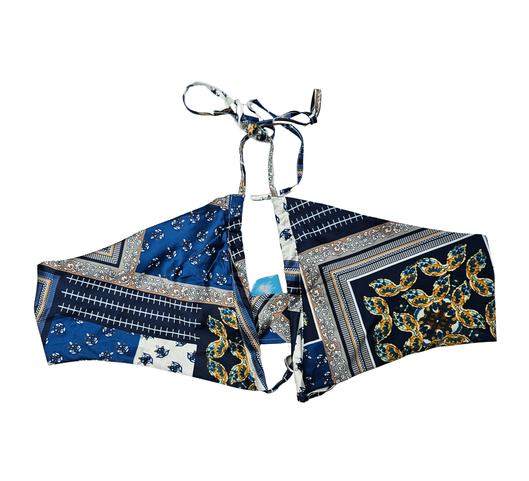 Kanatjere Plazhi Dizajn Abstrakt Outlet/Crop Top