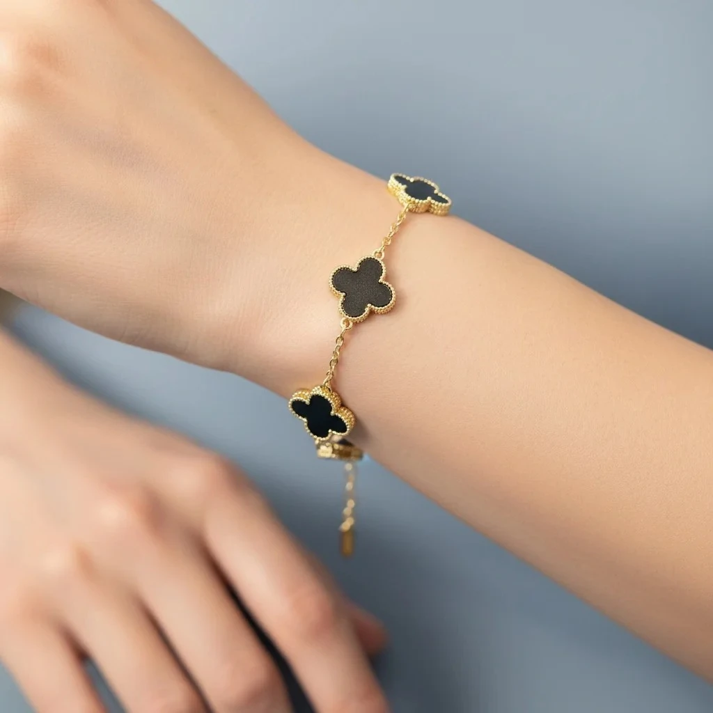 Byzylyk Femrash Celiku Stainless Steel Ngjyre Gold Women Bracelet