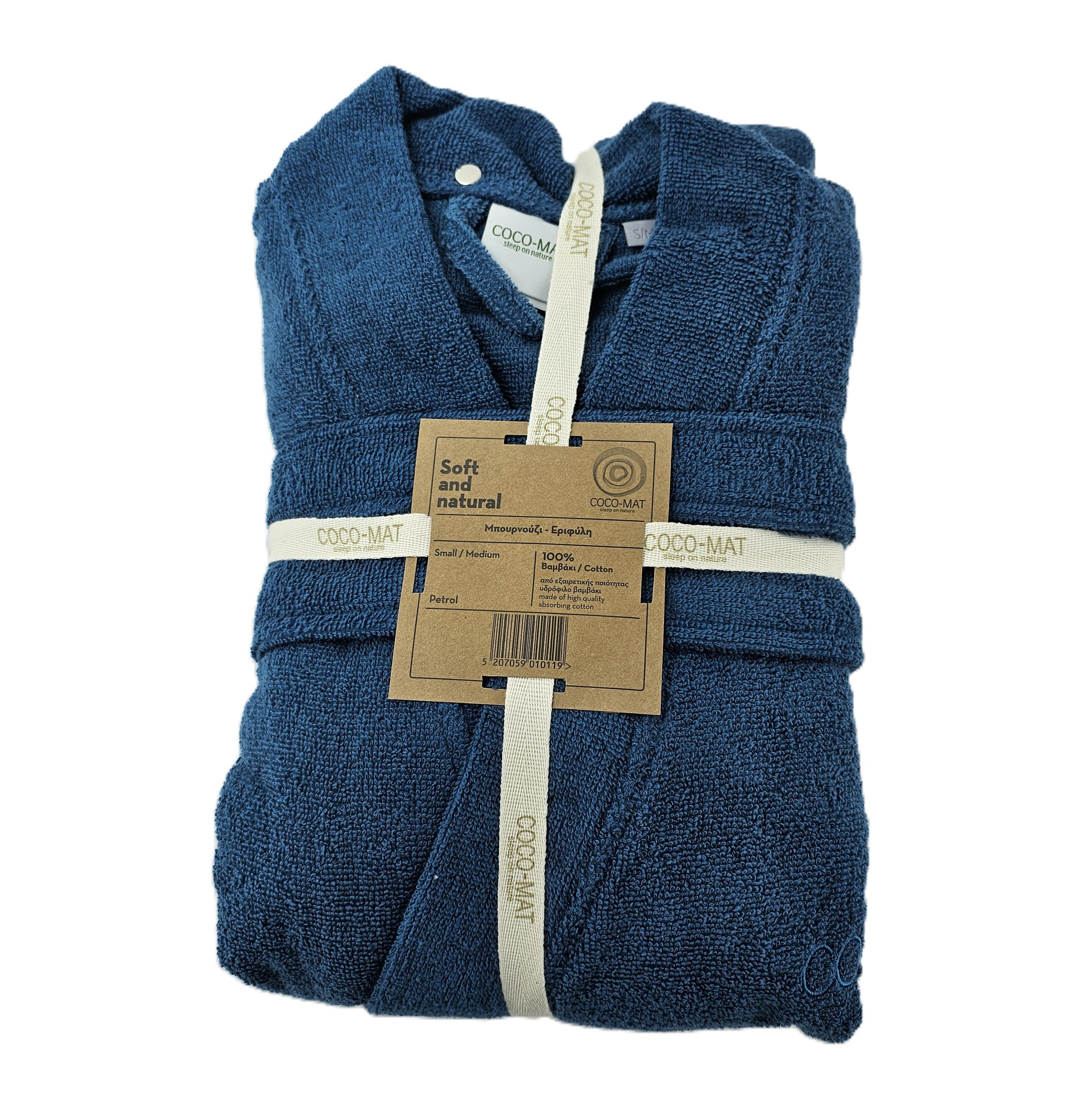 Robdishan 100 % Pambuk Outlet/ Bathrobe - Blu