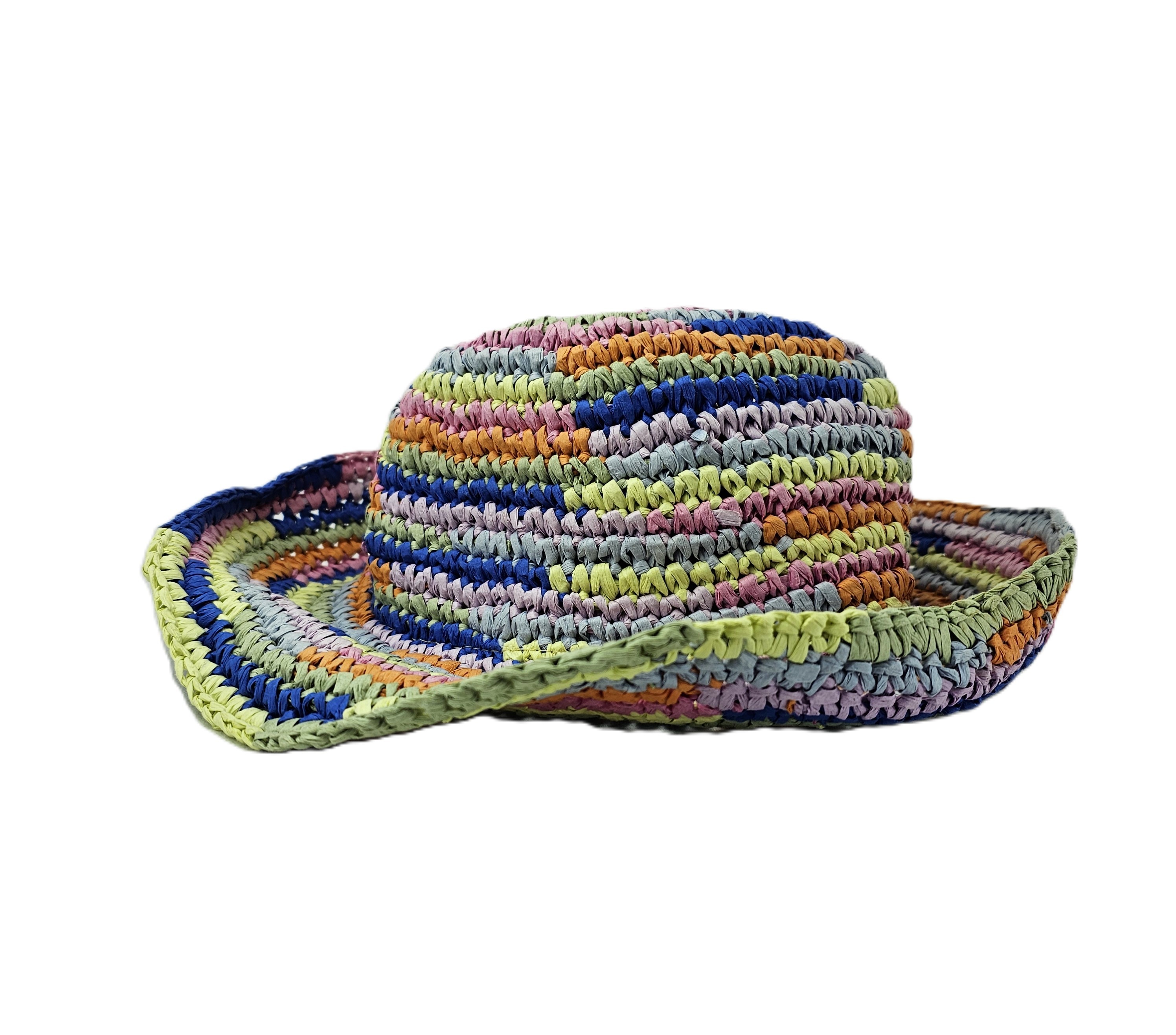 Kapele Plazhi Femrash Primark Kashte me Dizajn Shumengjyresh S.Hand/Beach Hat