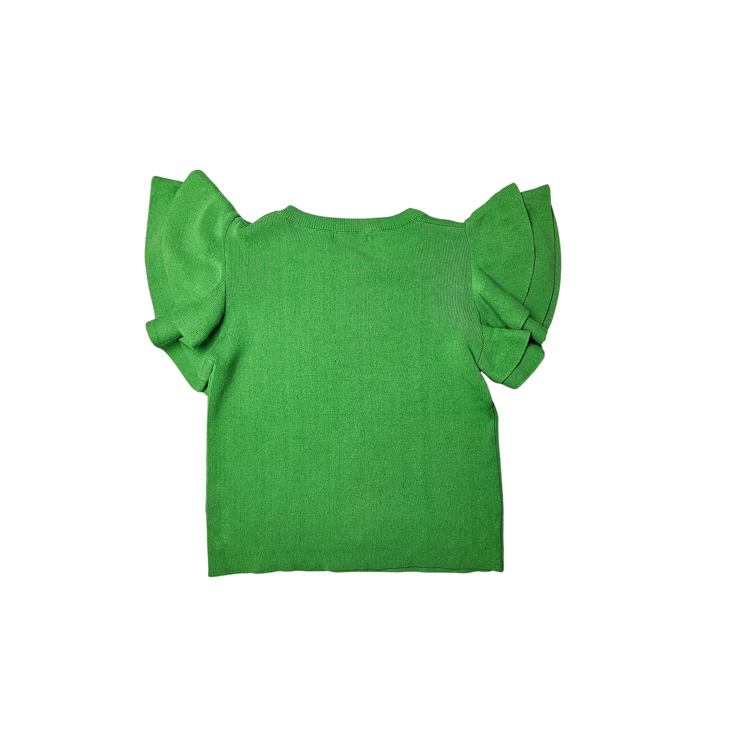 Bluze Femrash Ngjyre Jeshile me Pale tek Krahet  S.Hand Women's Blouse