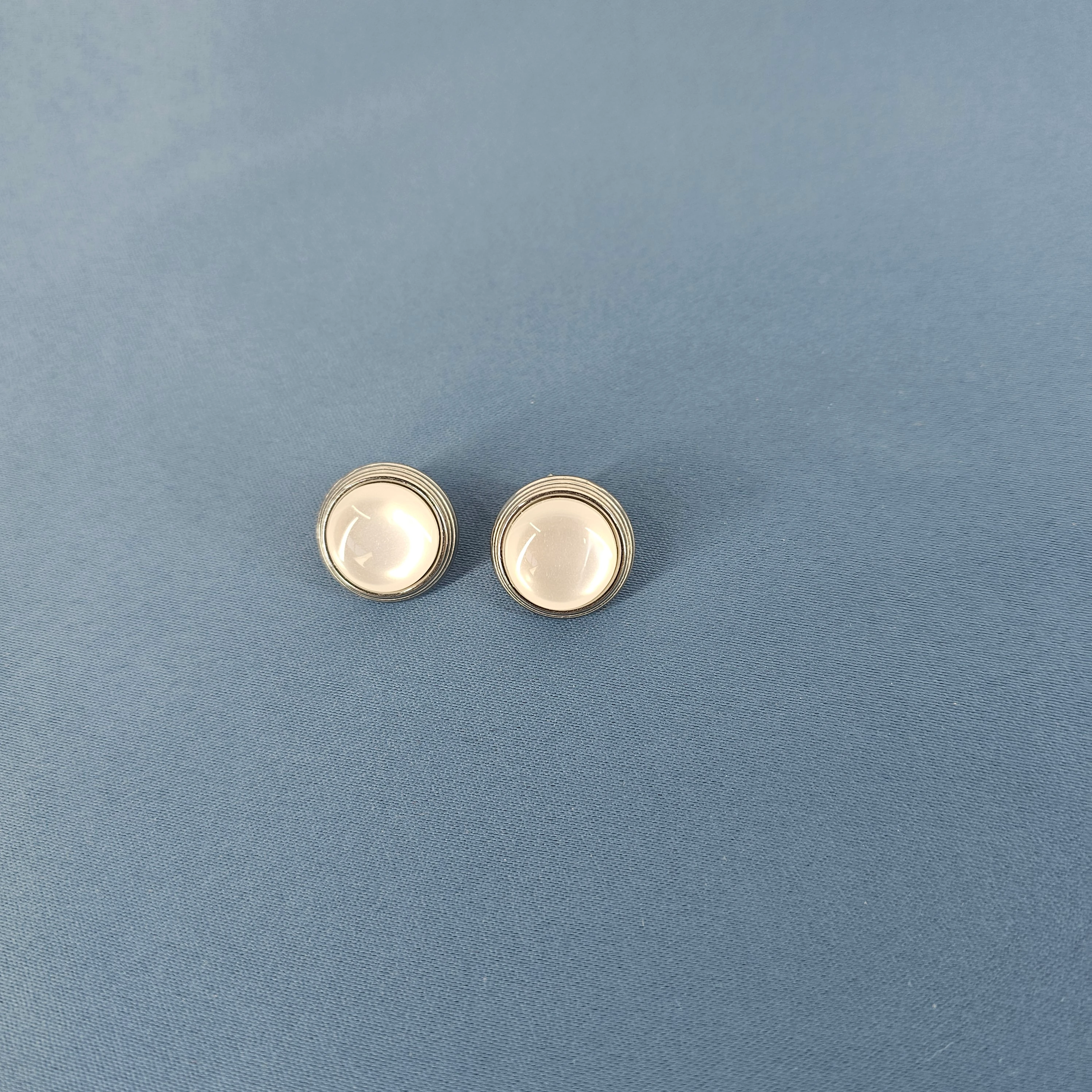 Vathe Femrash Çeliku M37 Stainless Steel Ngjyre Silver Women Earrings