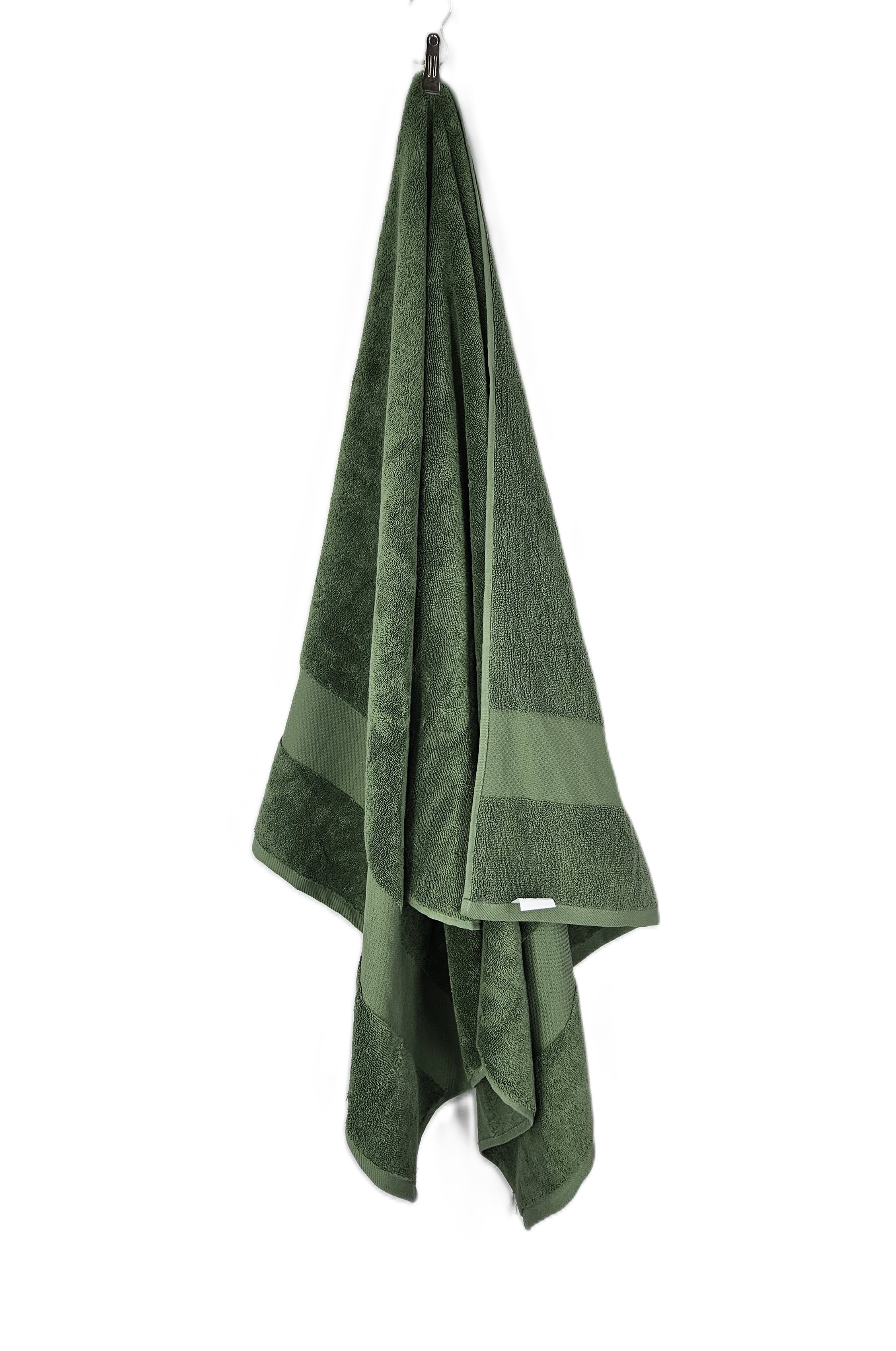 Peshqir Banje Trupi Jeshil Me Fashe 1 Cope 90x180 cm 960 gr