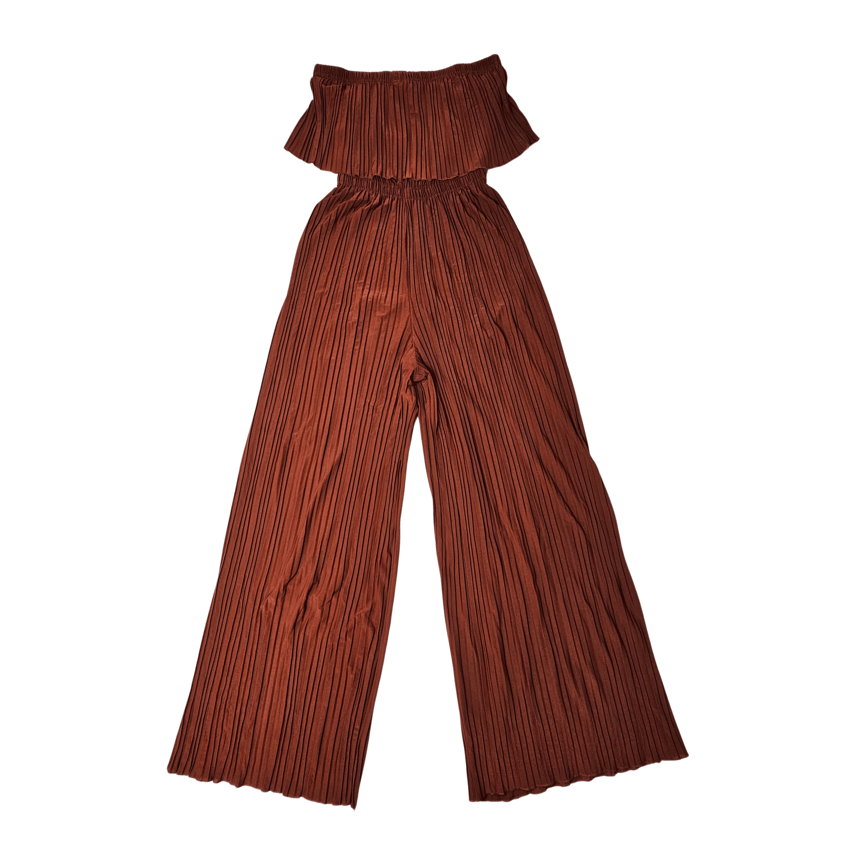 Paliceta Femrash Ngjyre Kafe S.Hand Womens Jumpsuit