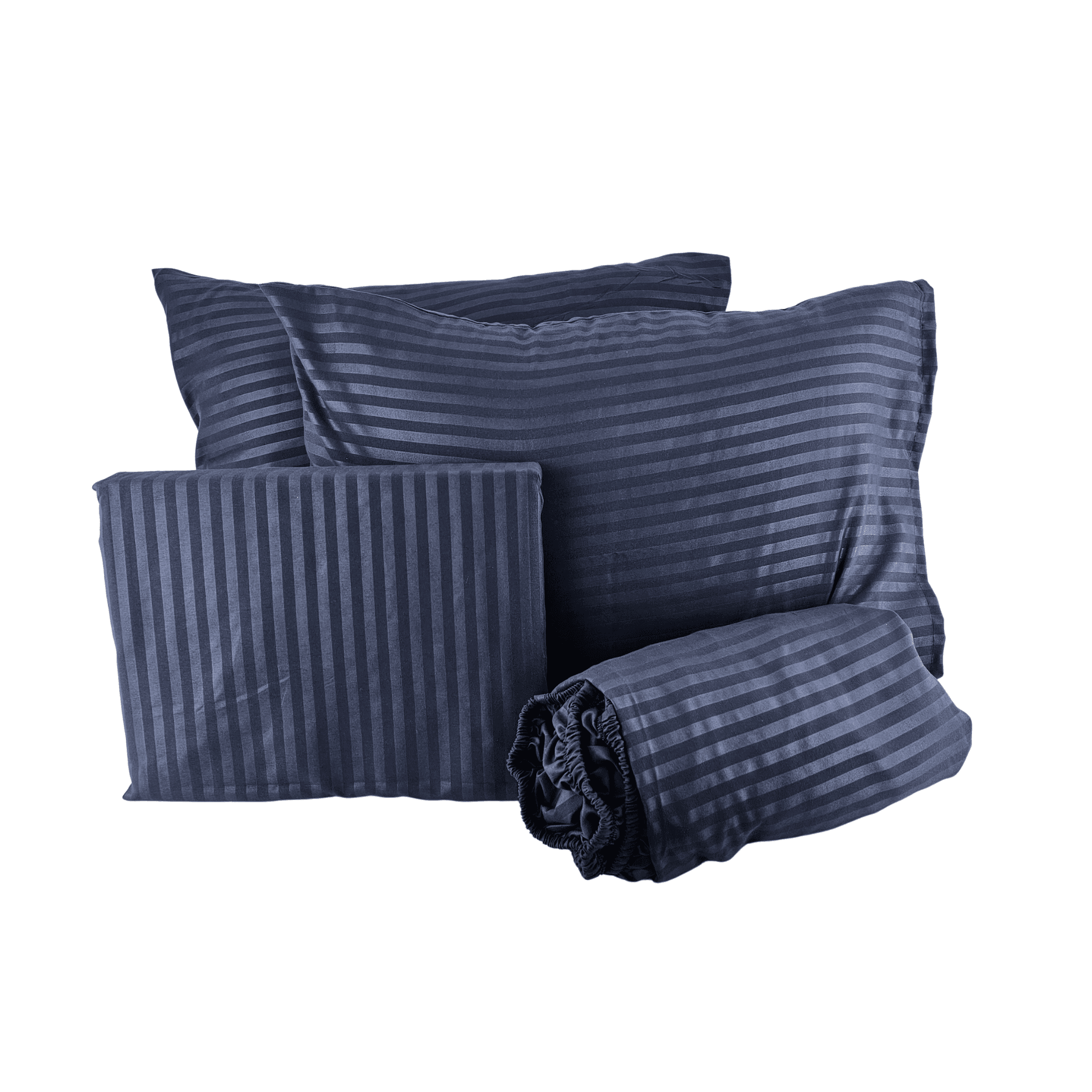 Set Carcafe Ngjyre Blu e Erret Dizajn me Vija 240x260cm Outlet