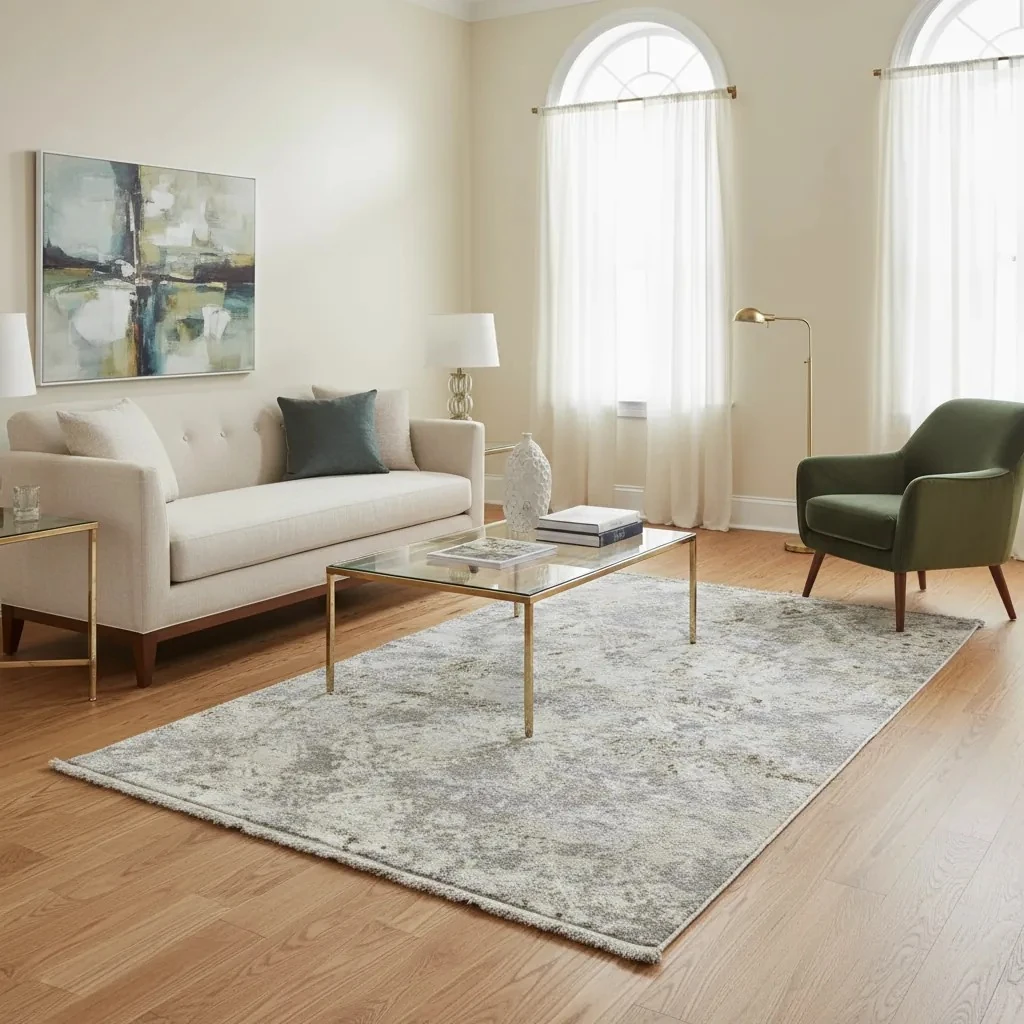 Tapet Atlas Beyza C1901  130x190cm Dizajn Bezhe Outlet Rug