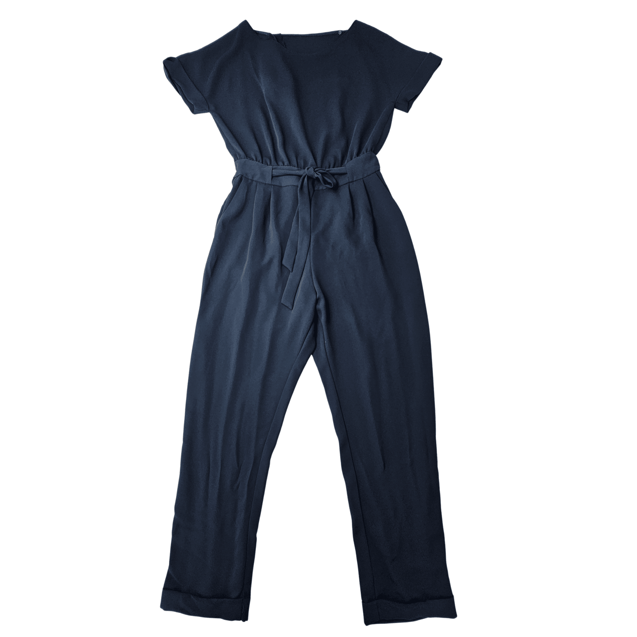 Paliceta Ngjyre Jeshile te Erreta me Lidhje tek Beli S.Hand Jumpsuit