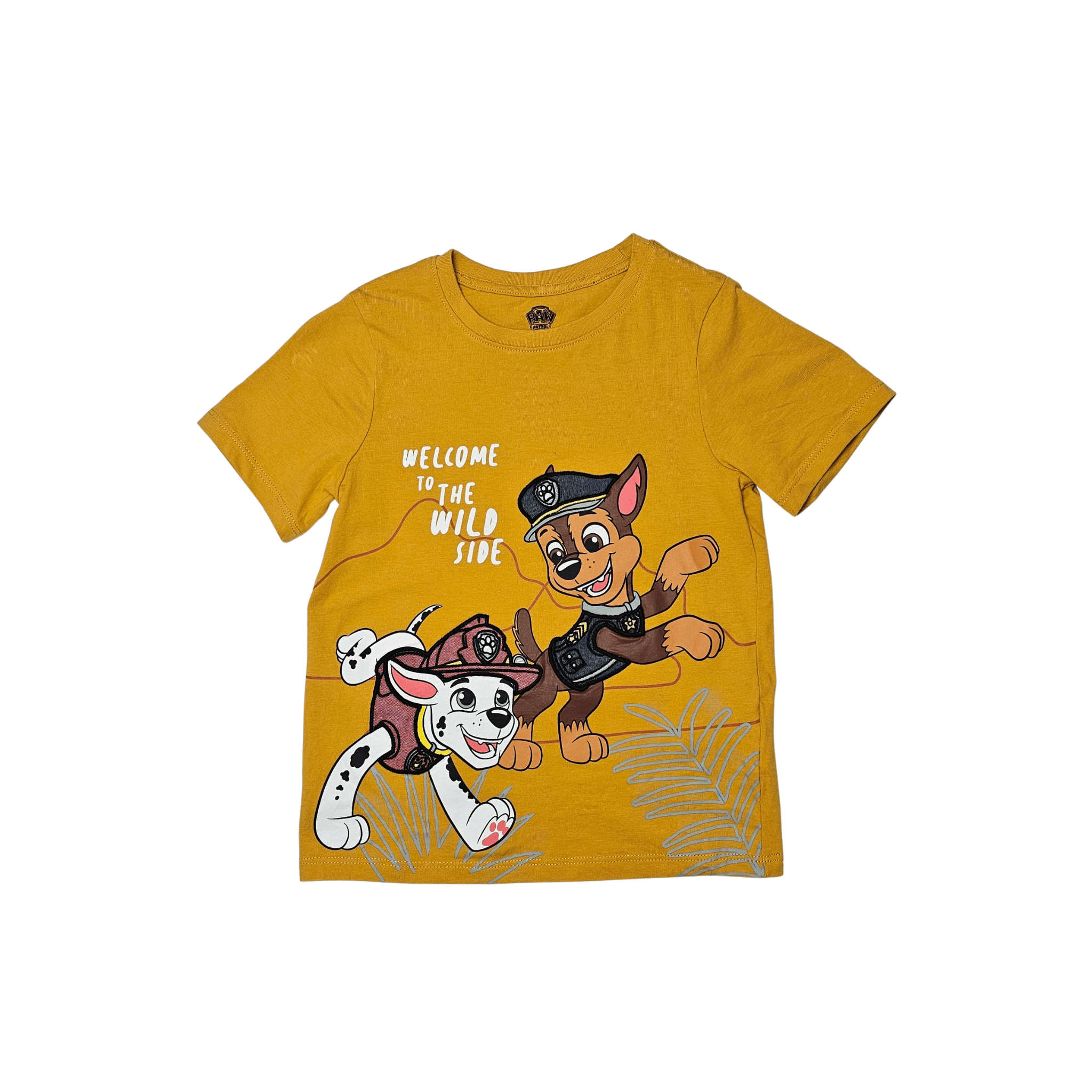 Bluze Femijesh C&A Ngjyre Mustarde me Personazh Vizatimor S.Hand T-Shirt